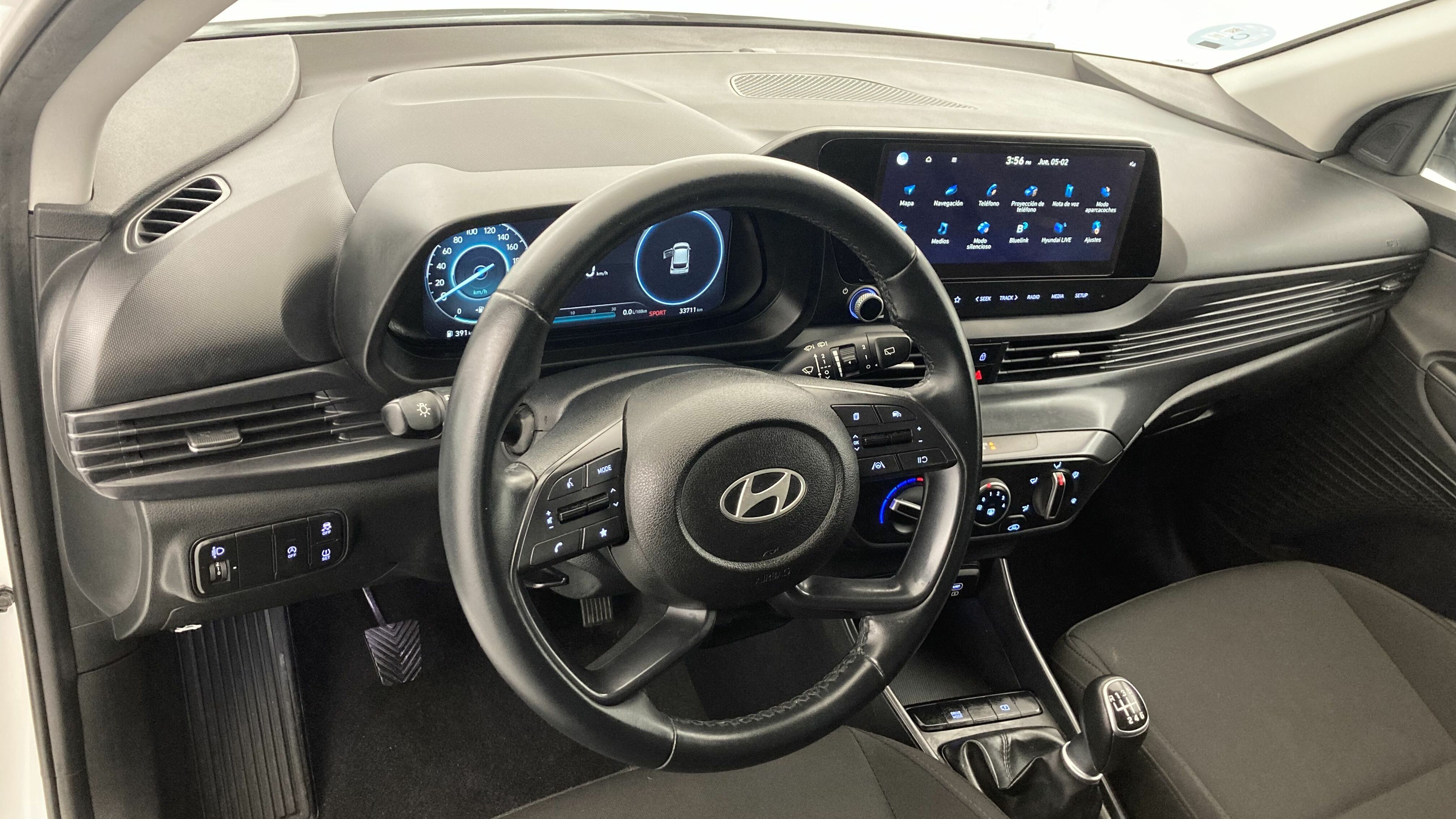 hyundai i20 klass 1.0 TGDI 100 2024 atlas white 14