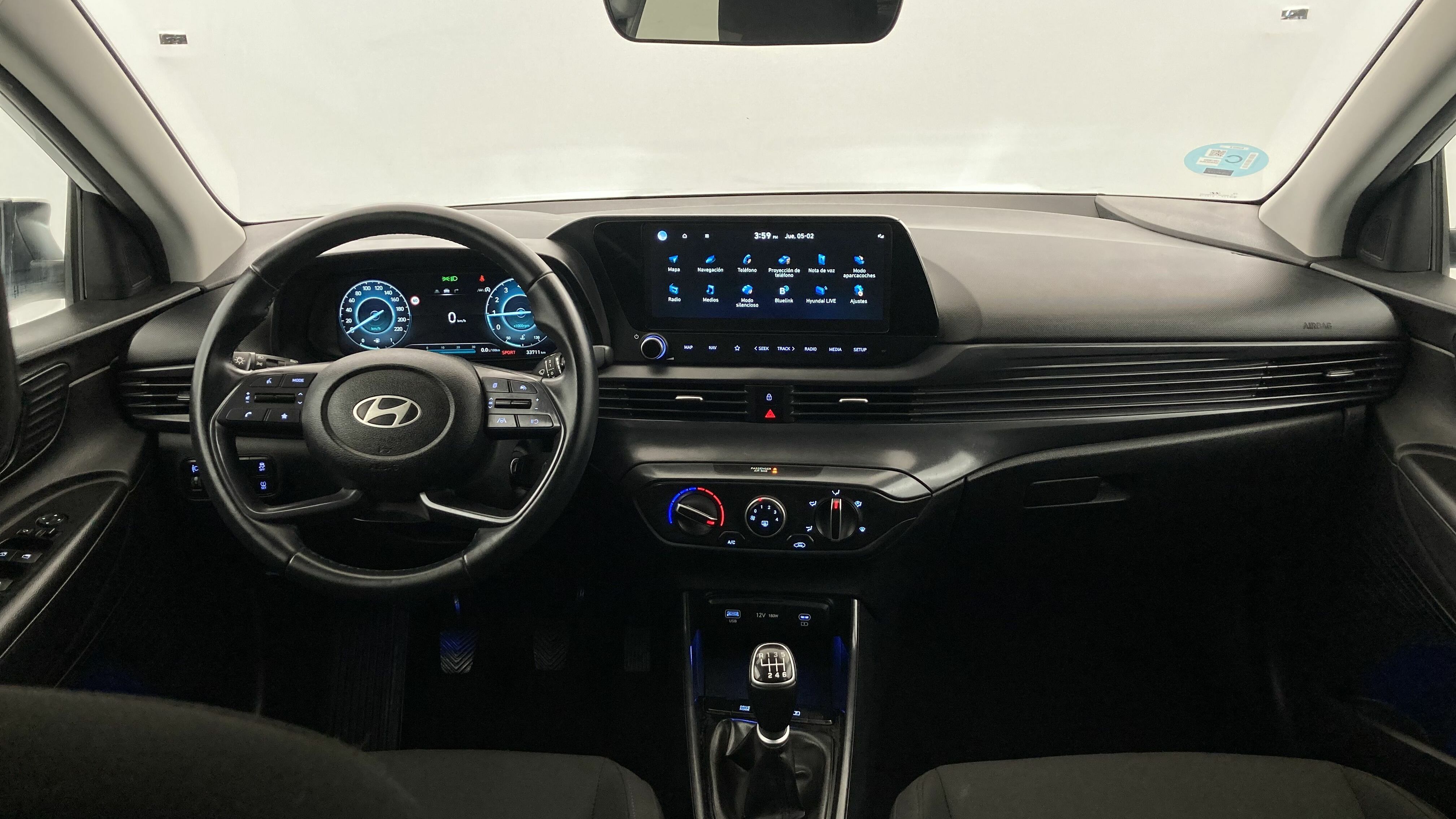 hyundai i20 klass 1.0 TGDI 100 2024 atlas white 15