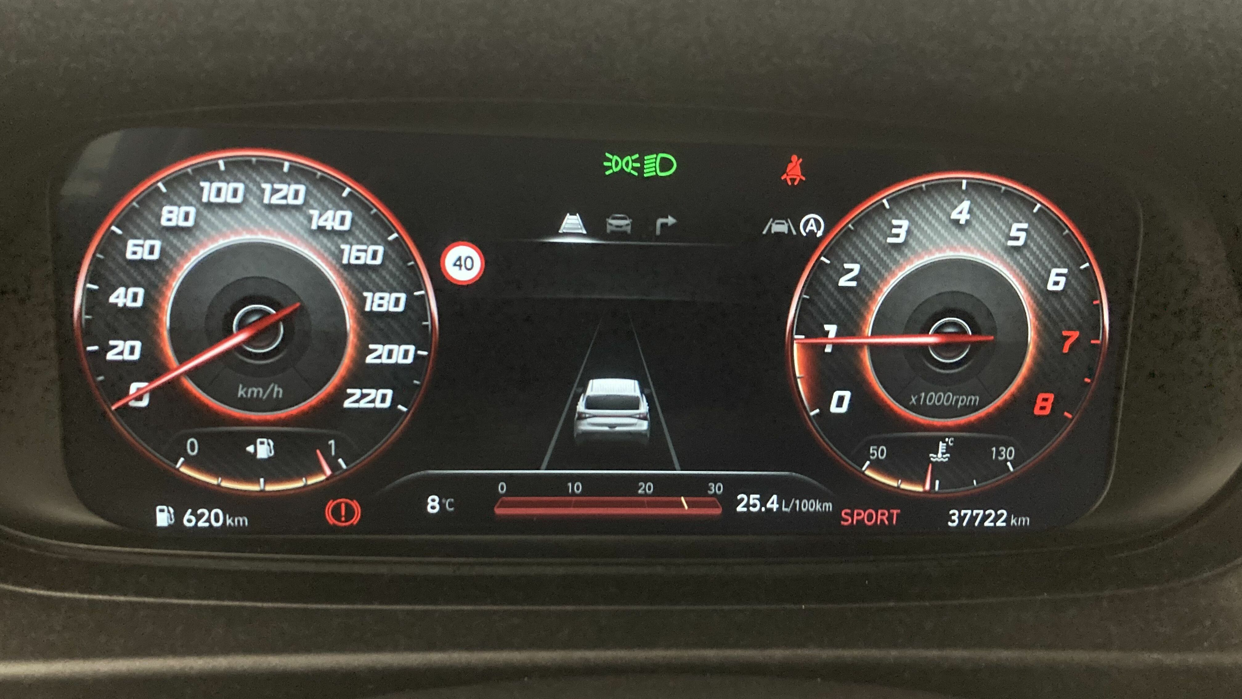 hyundai i20 klass 1.0 TGDI 100 2024 dragon red 17