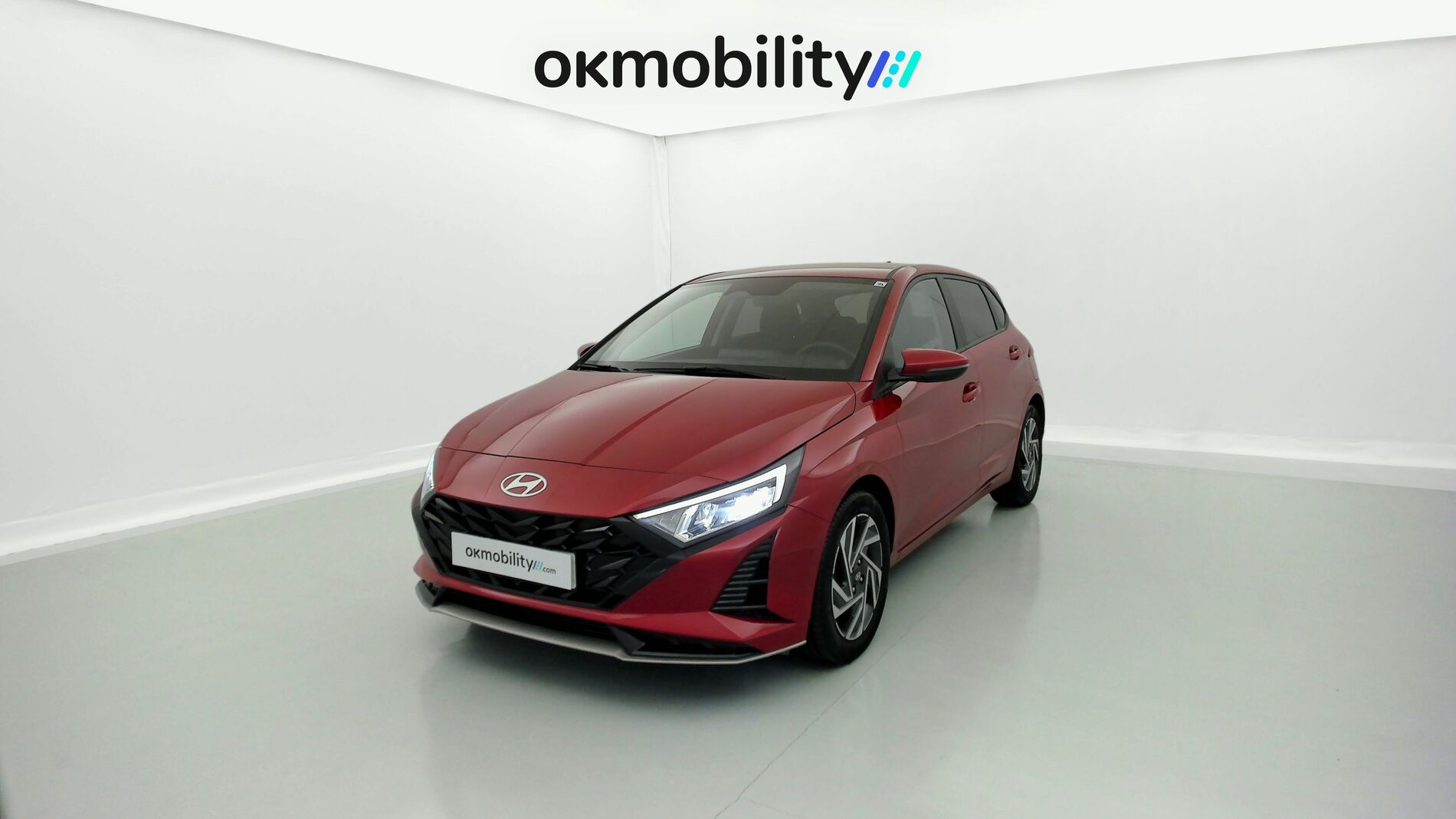 hyundai i20 klass 1.0 TGDI 100 2024 dragon red 1