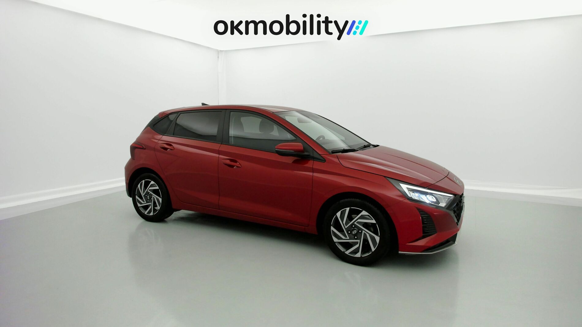 hyundai i20 klass 1.0 TGDI 100 2024 dragon red 2