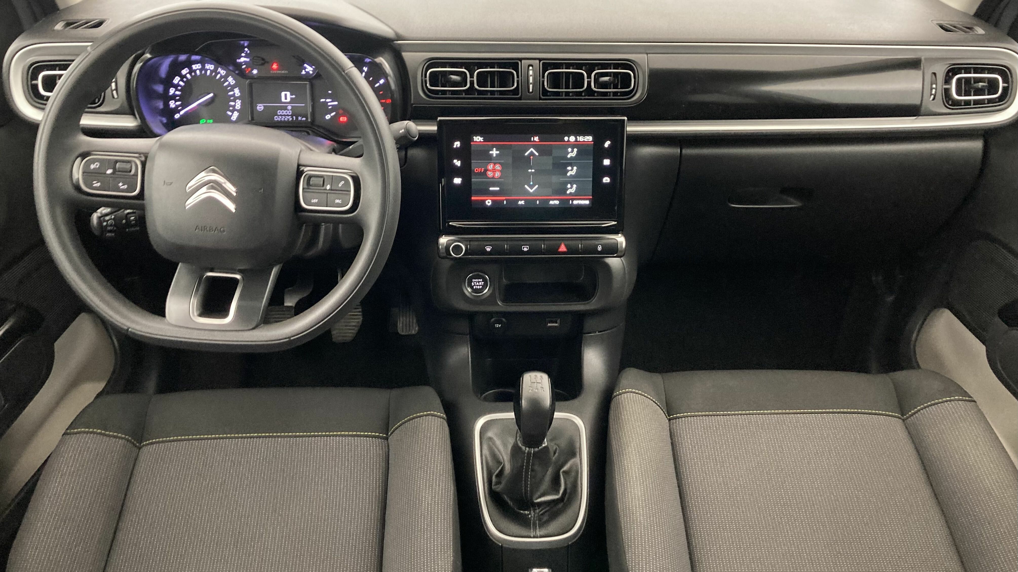 citroen c3 shine 1.2 PURETECH 83 2023 gris acero / negro 13