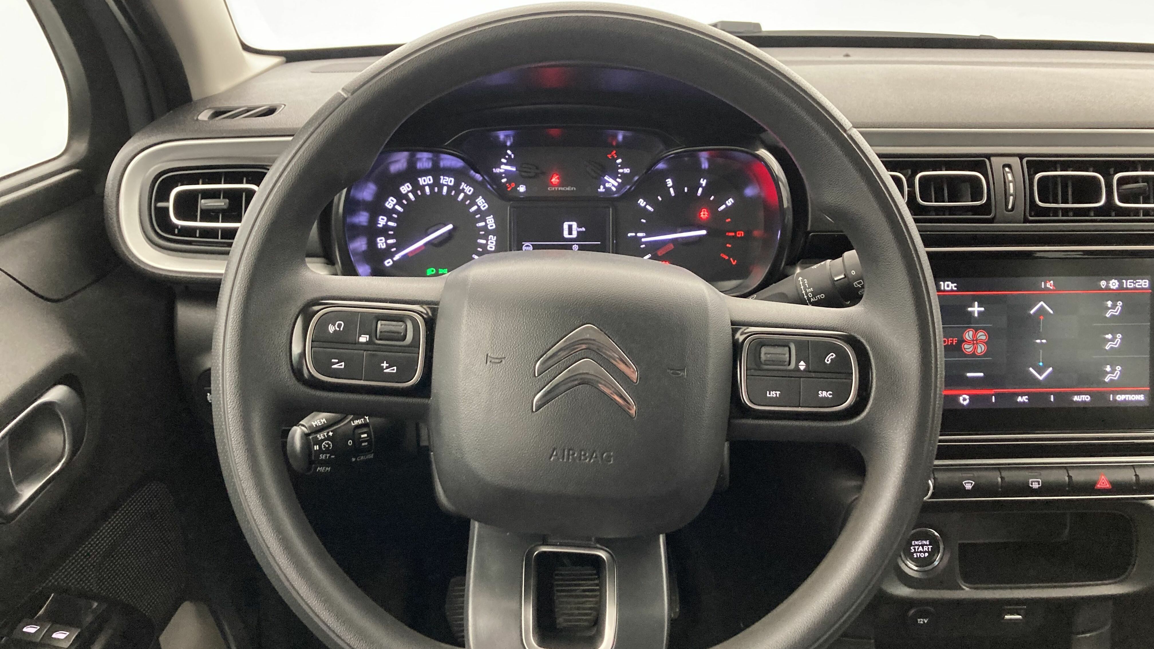 citroen c3 shine 1.2 PURETECH 83 2023 gris acero / negro 14