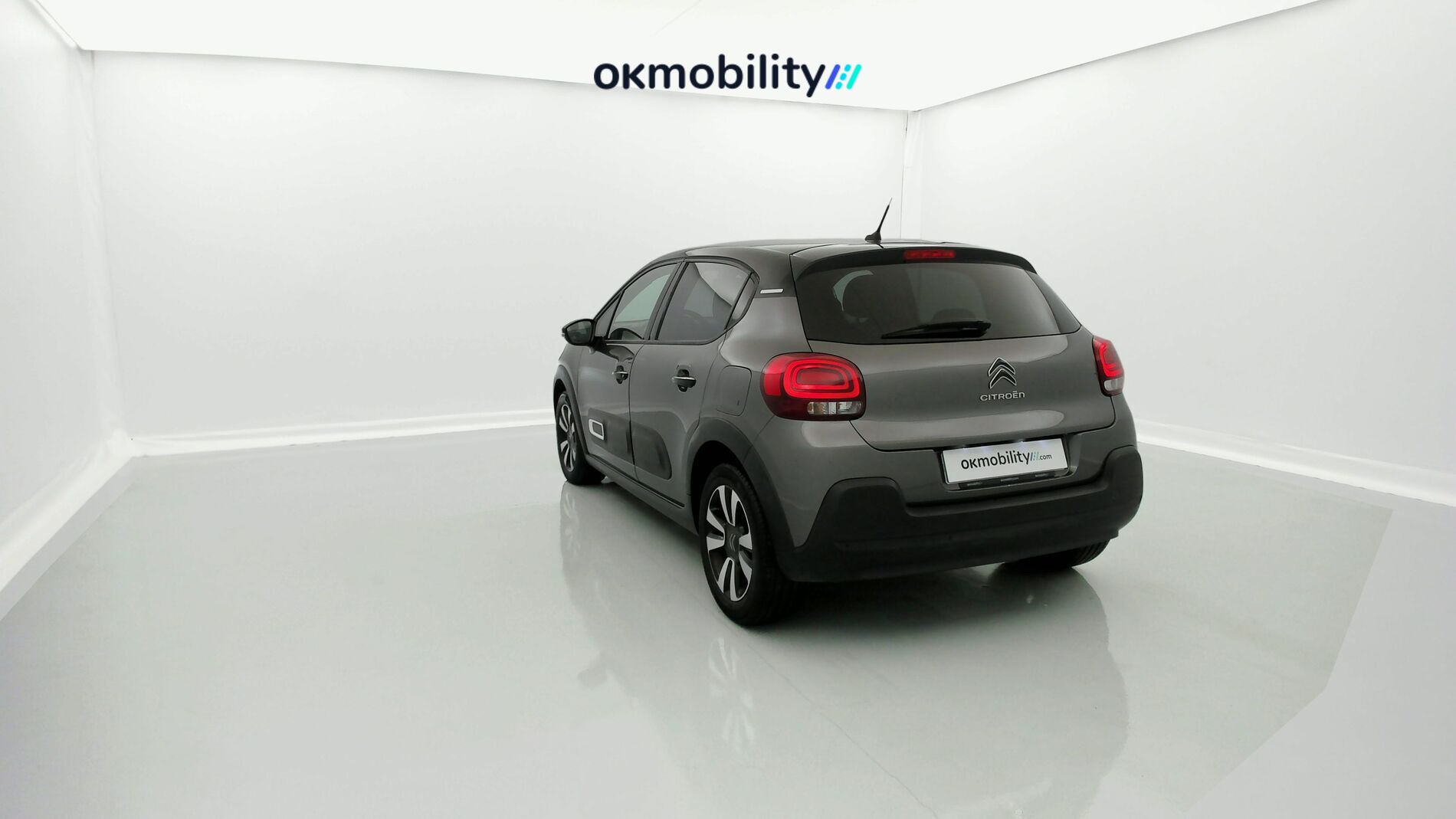 citroen c3 shine 1.2 PURETECH 110 EAT 2023 gris platino / negro 5