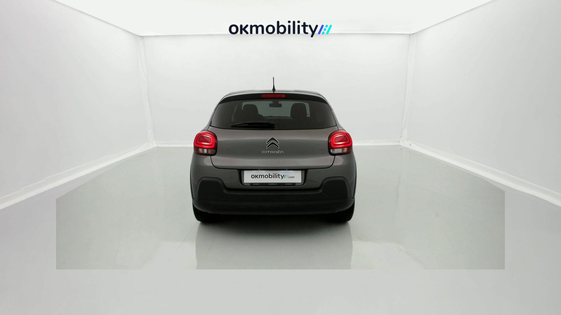 citroen c3 shine 1.2 PURETECH 110 EAT 2023 gris platino / negro 8