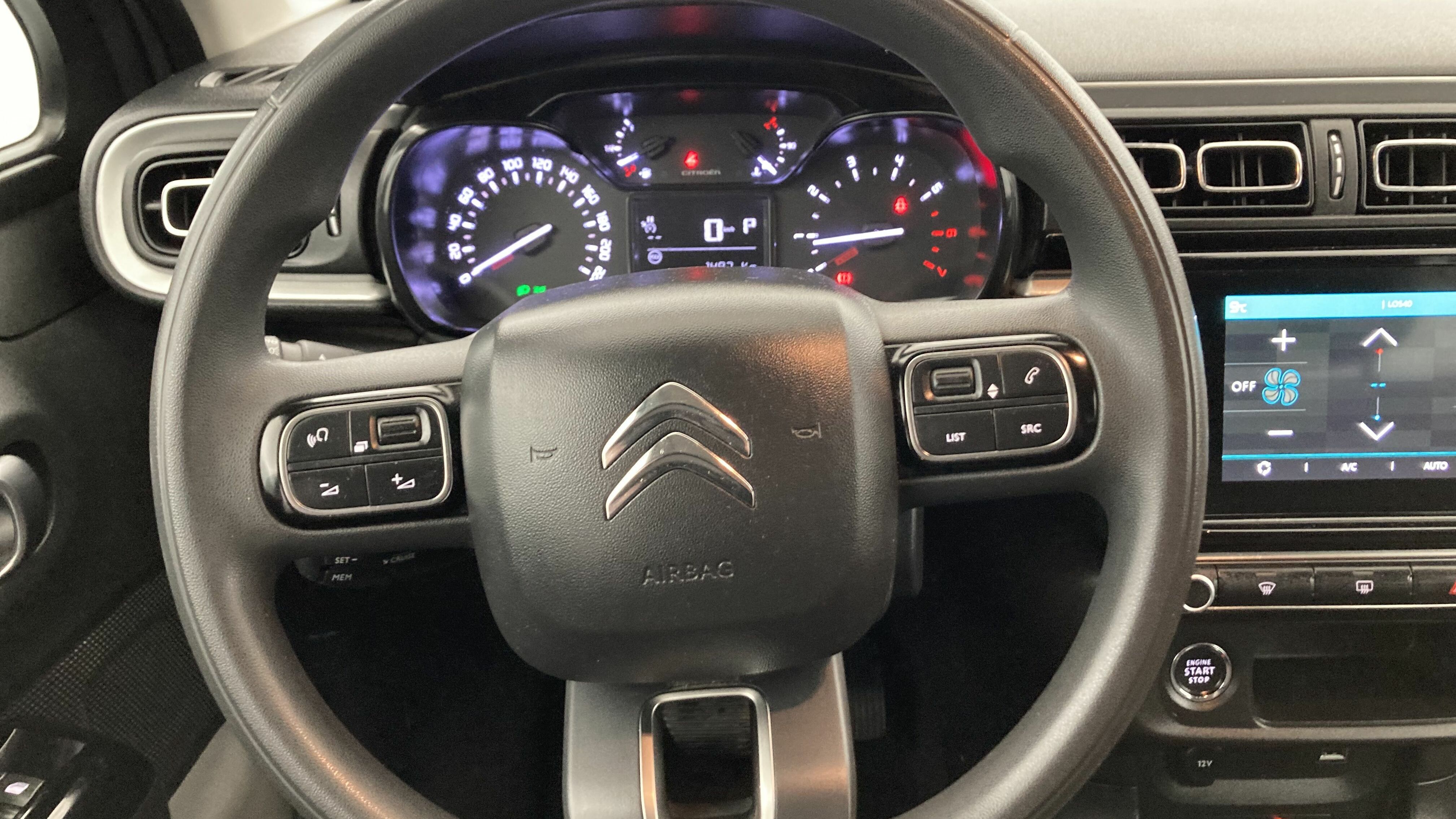 citroen c3 shine 1.2 PURETECH 110 EAT 2023 gris platino / negro 13