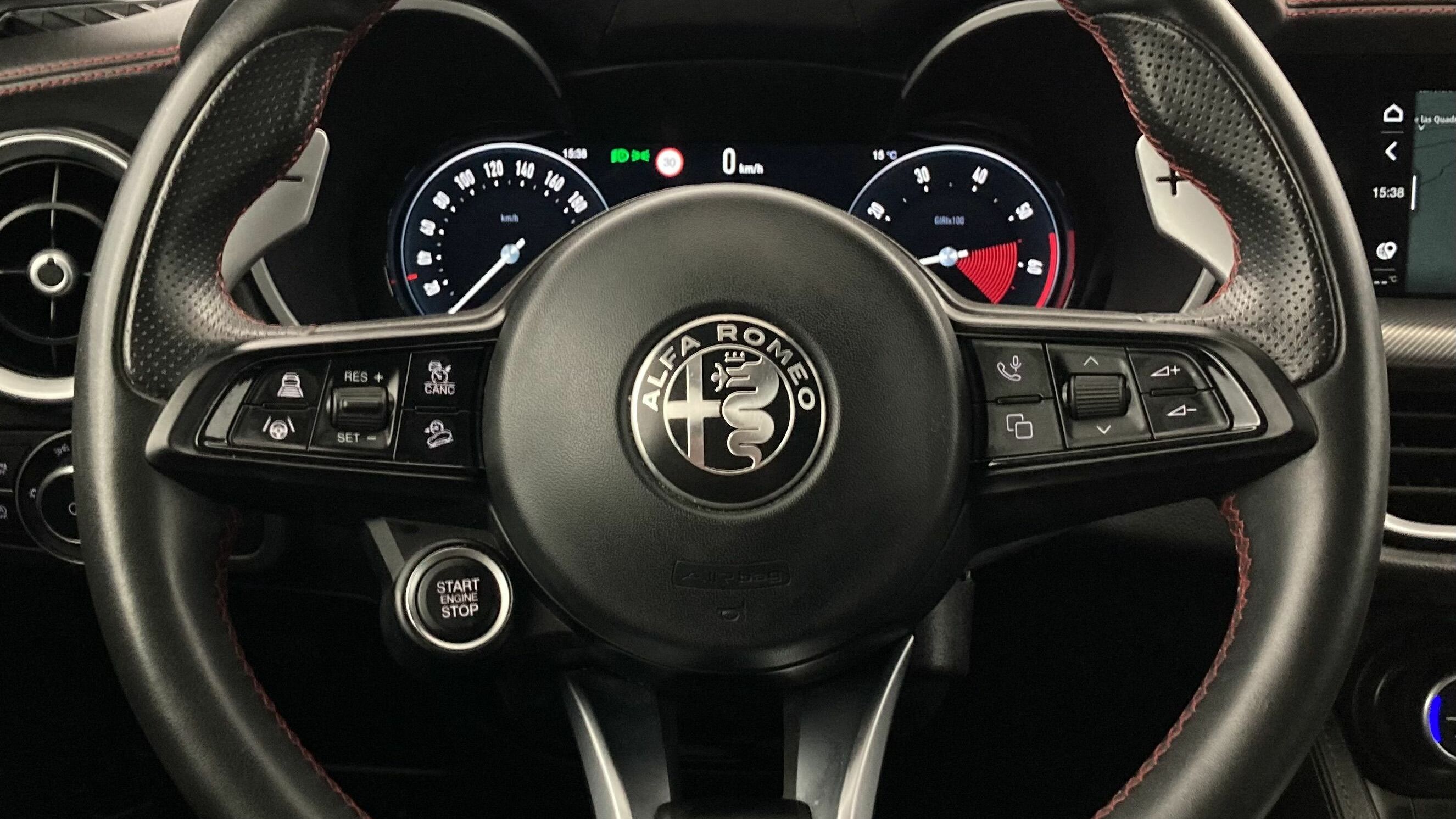 alfa romeo stelvio competizione 2.0 TURBO 280 AWD CA 2023 azul misano 18