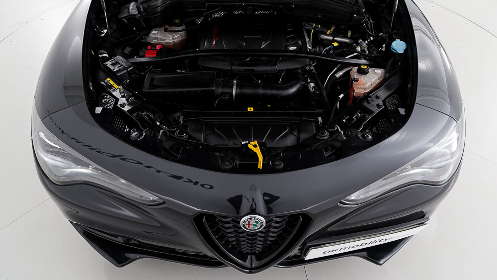 alfa romeo stelvio competizione 2.0 TURBO 280 AWD CA 2023 negro volcano 37