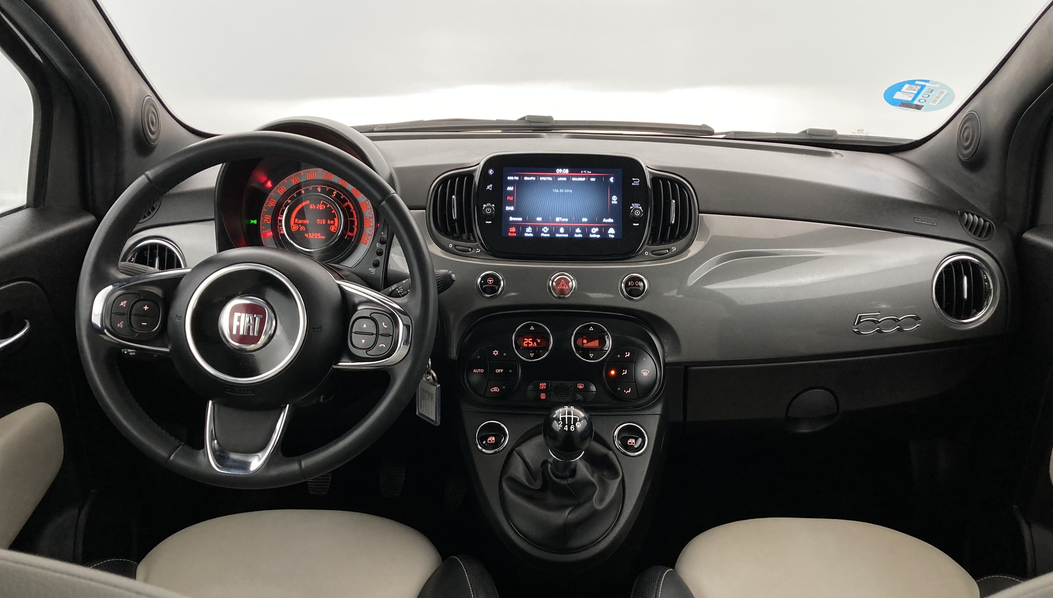 fiat 500 dolcevita 1.0 HYBRID 70 MHEV 2022 gris pompei 31