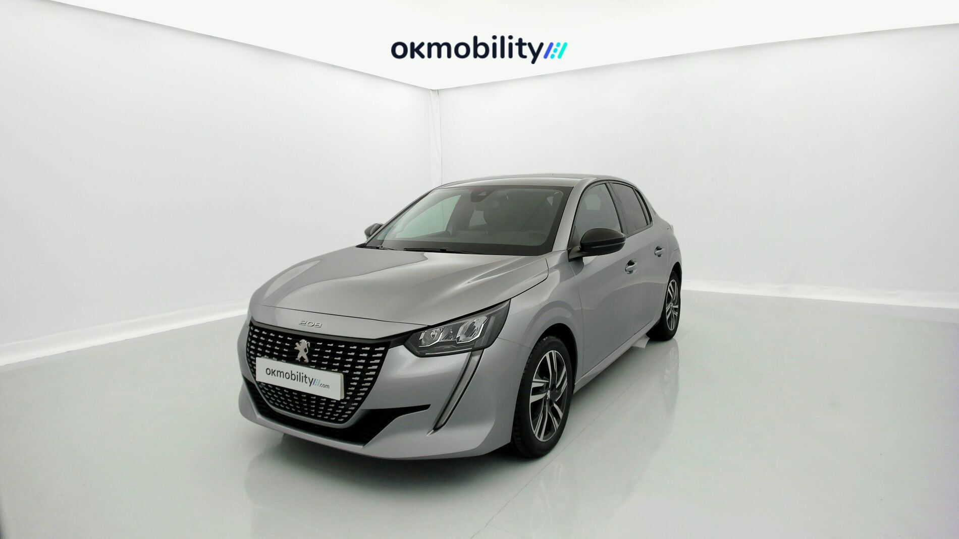 peugeot 208 allure 1.2 PURETECH 100 2023 gris artense 1