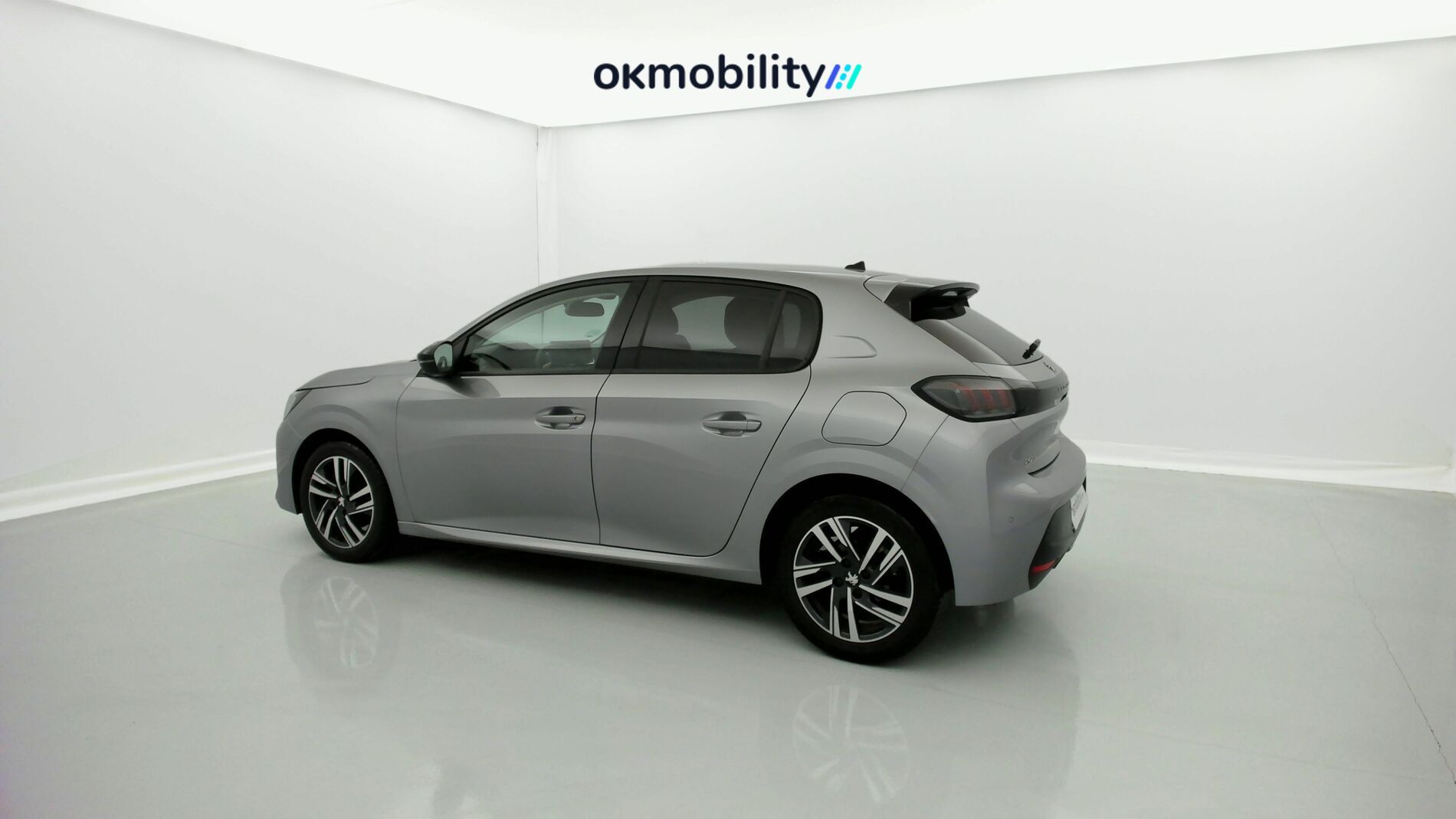 peugeot 208 allure 1.2 PURETECH 100 2023 gris artense 4