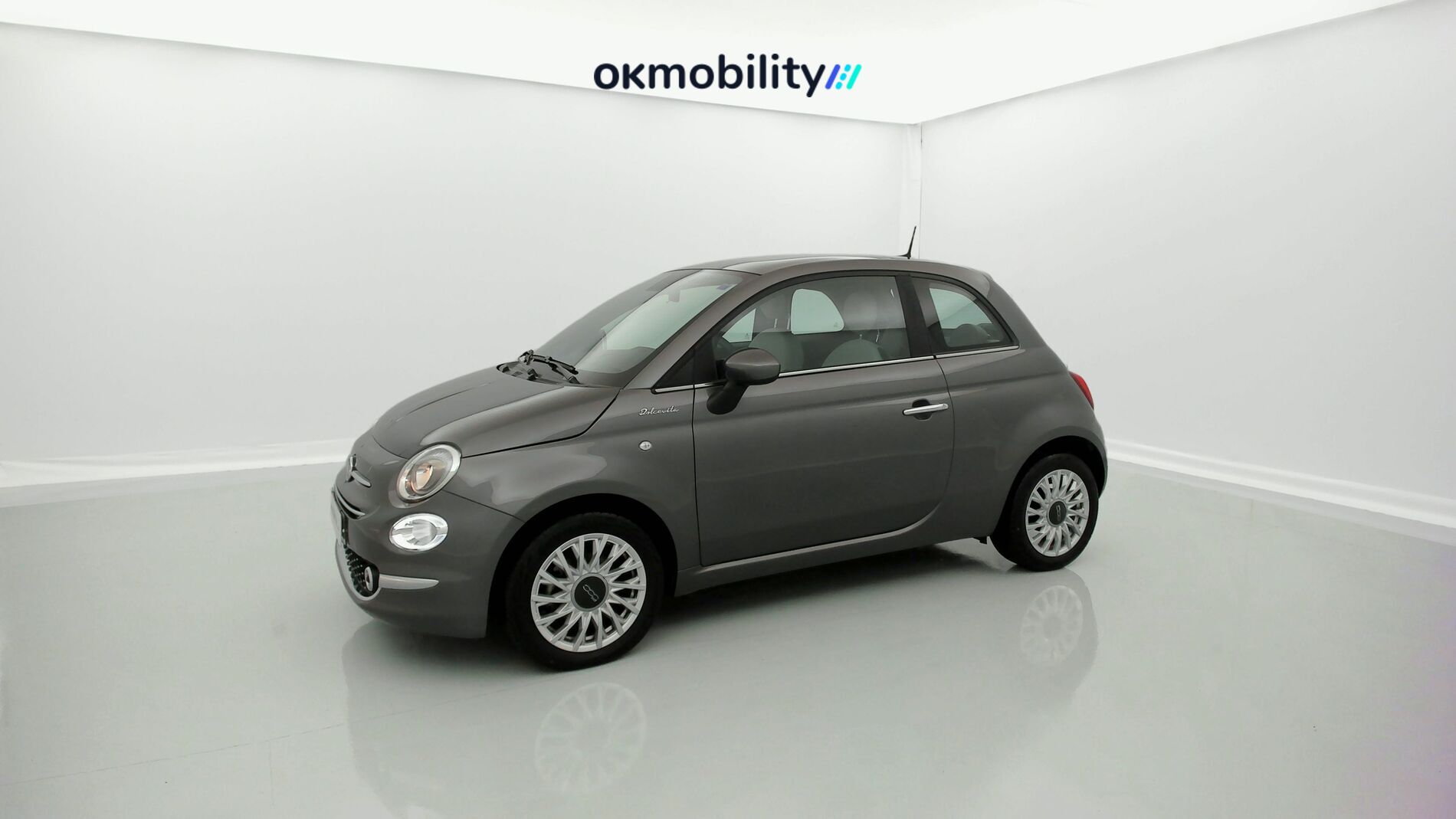 fiat 500 dolcevita 1.0 HYBRID 70 MHEV 2023 gris pompei 2