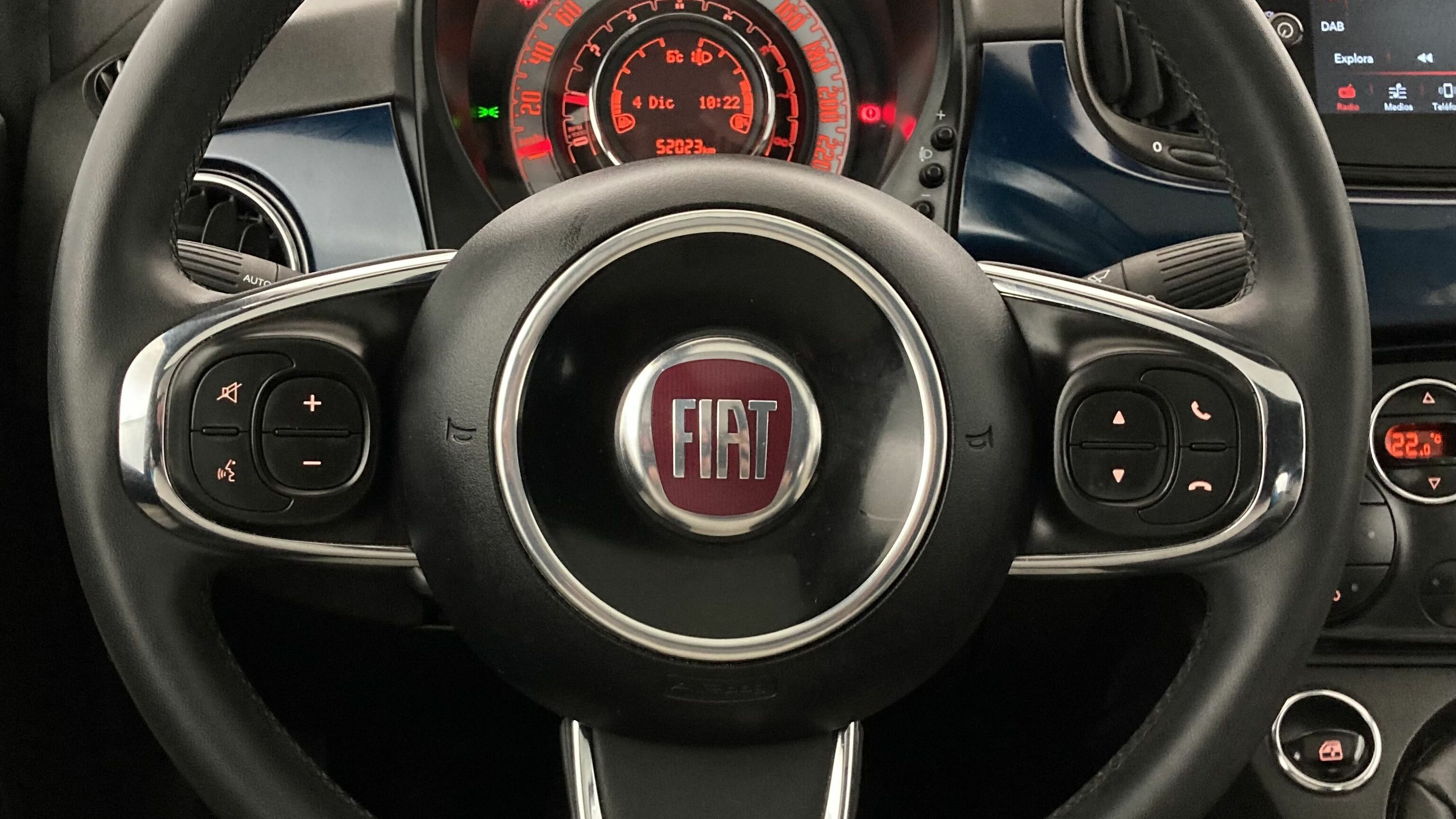 fiat 500 dolcevita 1.0 HYBRID 70 MHEV 2023 azul di pinto di blu 18