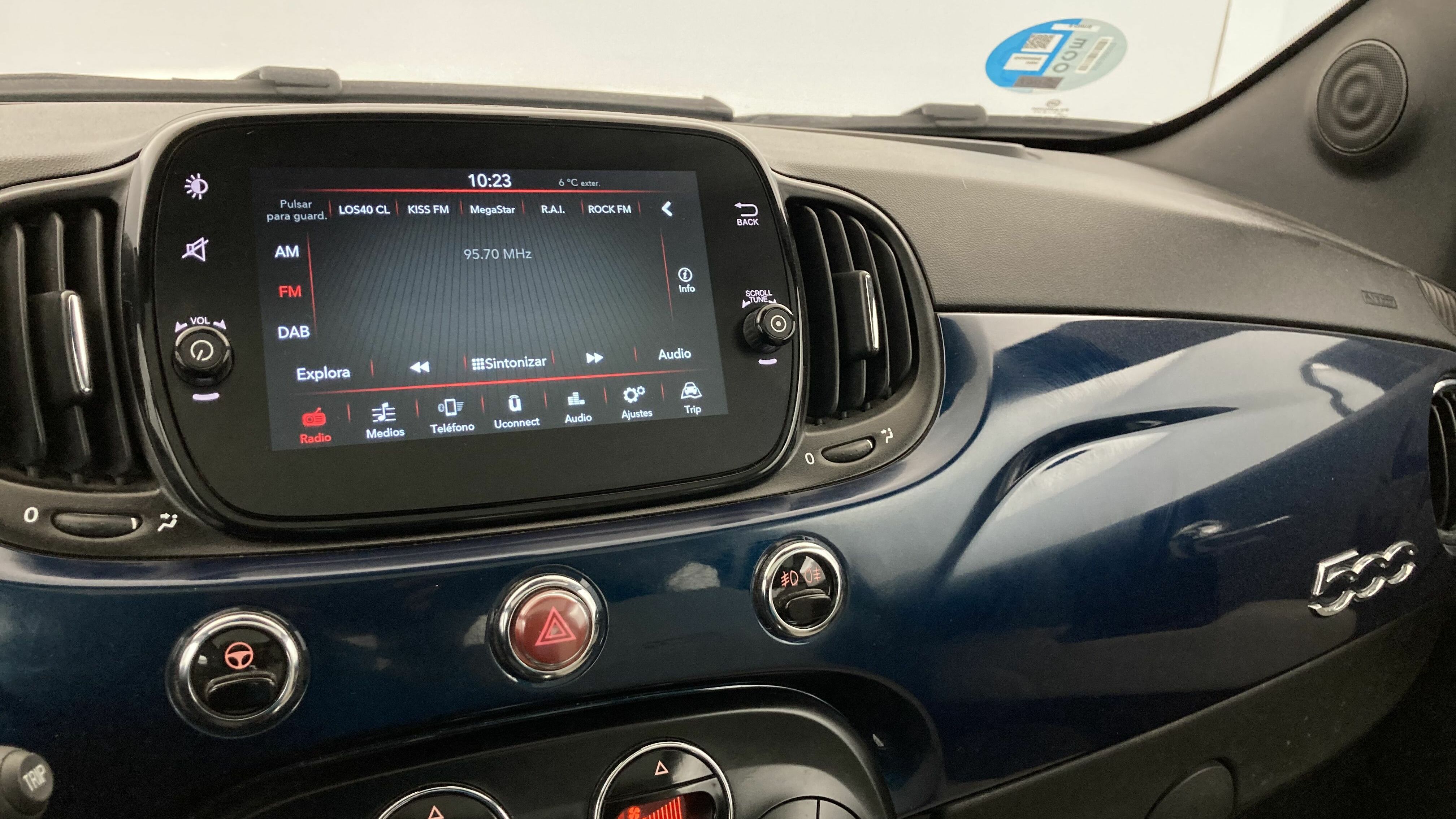 fiat 500 dolcevita 1.0 HYBRID 70 MHEV 2023 azul di pinto di blu 20