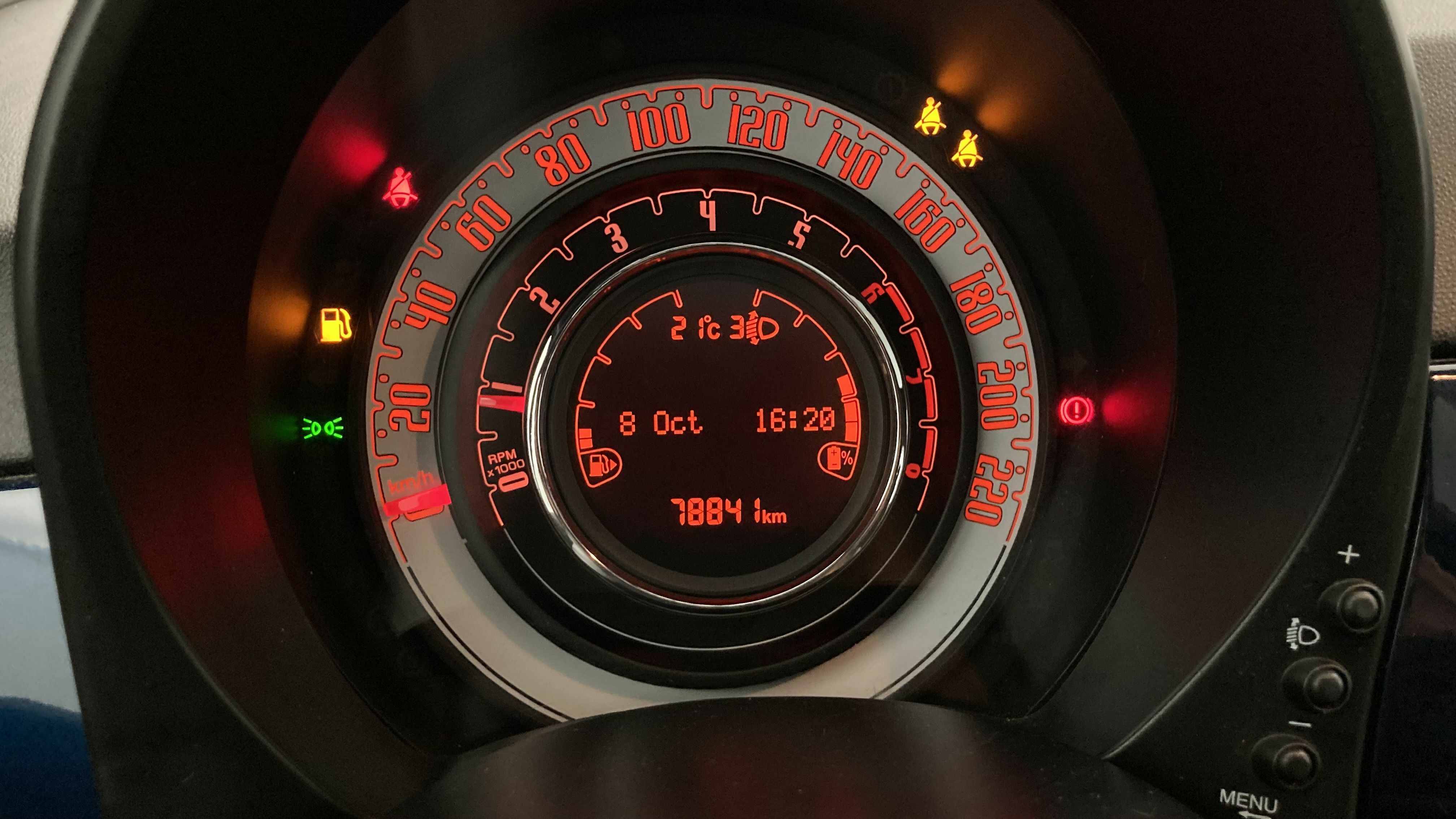 fiat 500 dolcevita 1.0 HYBRID 70 MHEV 2023 azul di pinto di blu 17