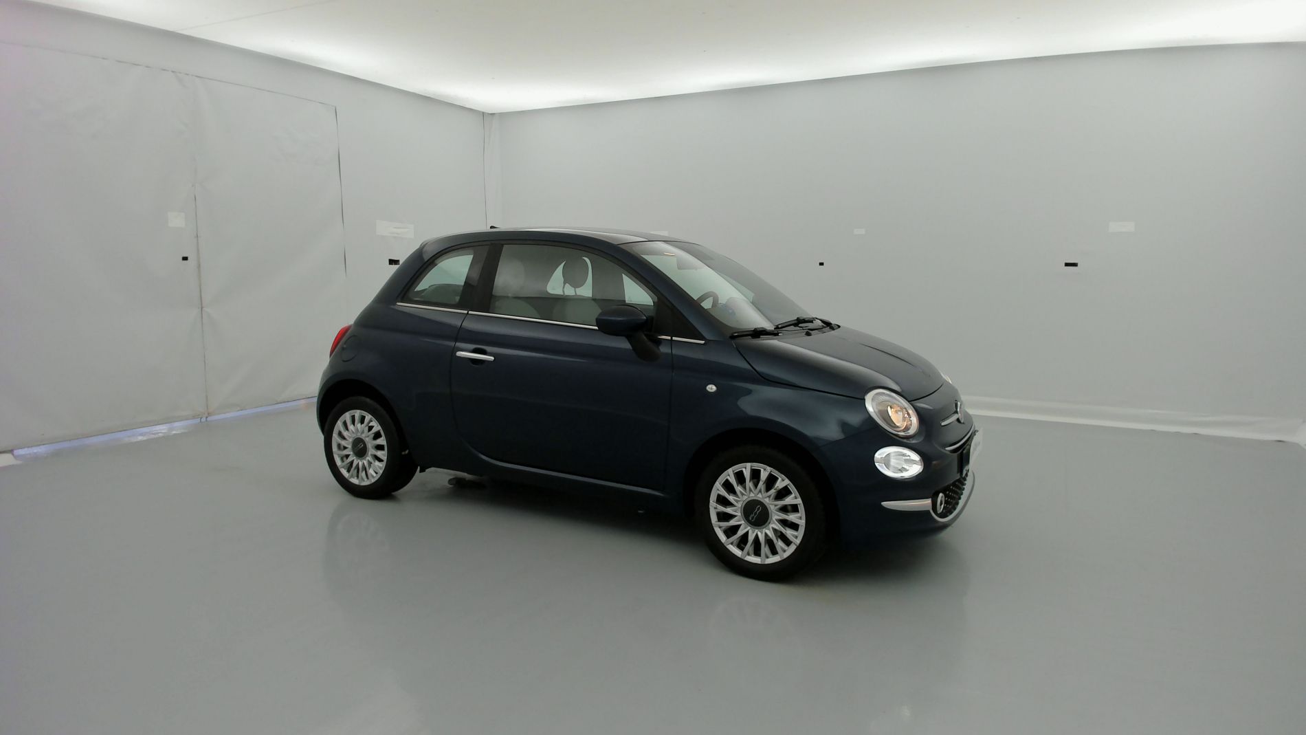 fiat 500 dolcevita 1.0 HYBRID 70 MHEV 2023 azul di pinto di blu 2