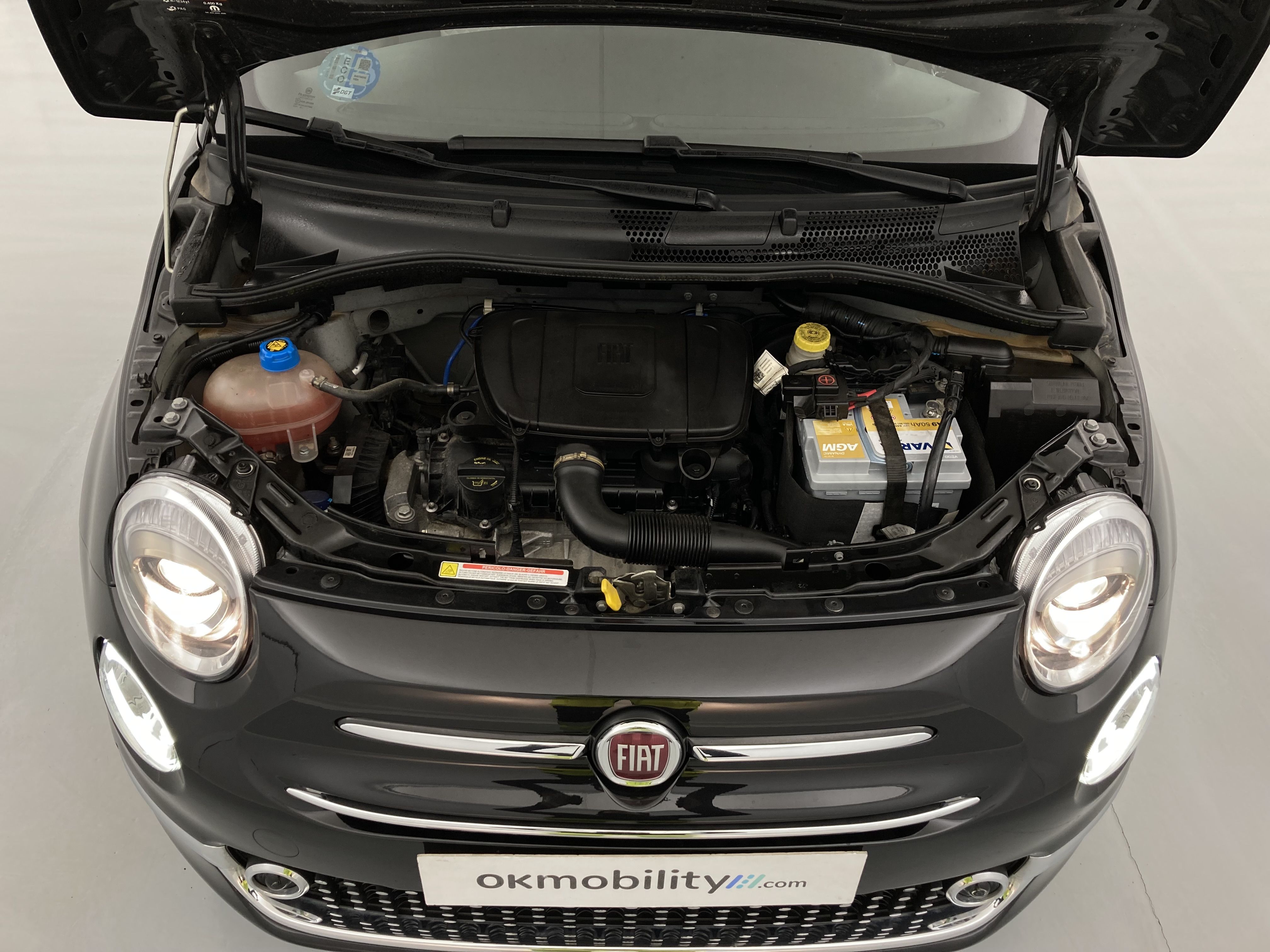 fiat 500 dolcevita 1.0 HYBRID 70 MHEV 2023 negro vesuvio 25