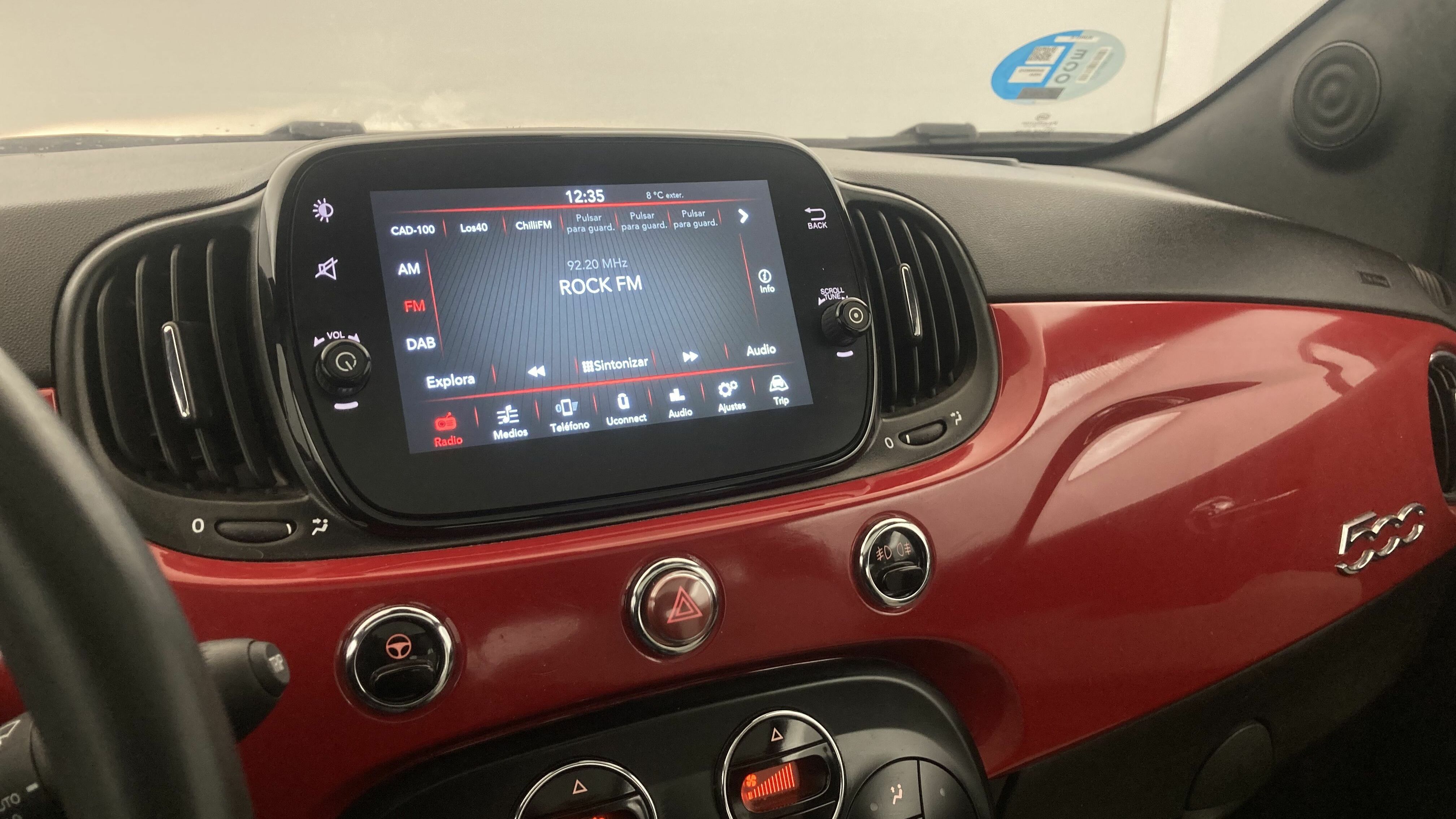 fiat 500 dolcevita 1.0 HYBRID 70 MHEV 2023 rojo passione 13