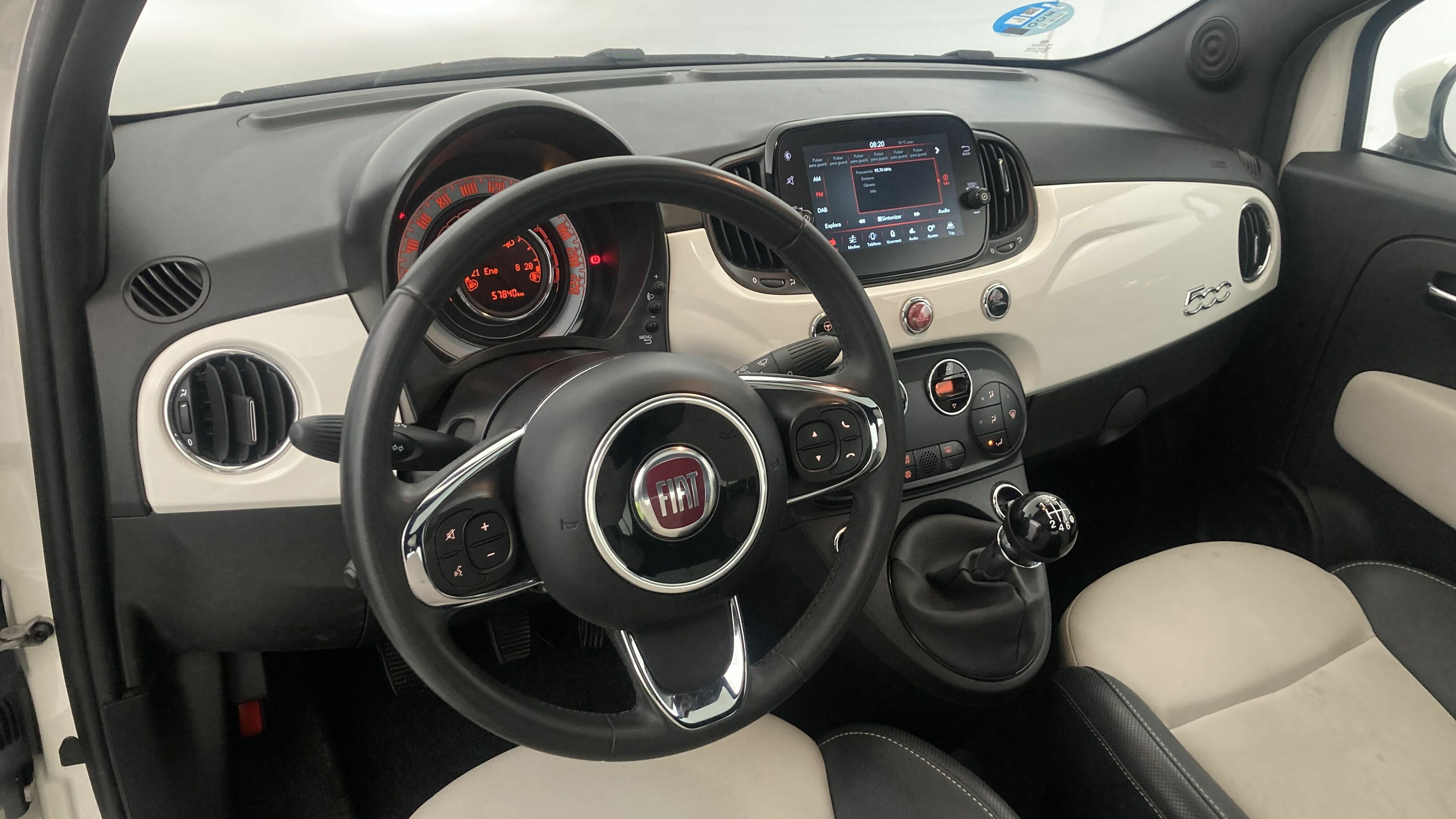 fiat 500 dolcevita 1.0 HYBRID 70 MHEV 2023 blanco gelato 14