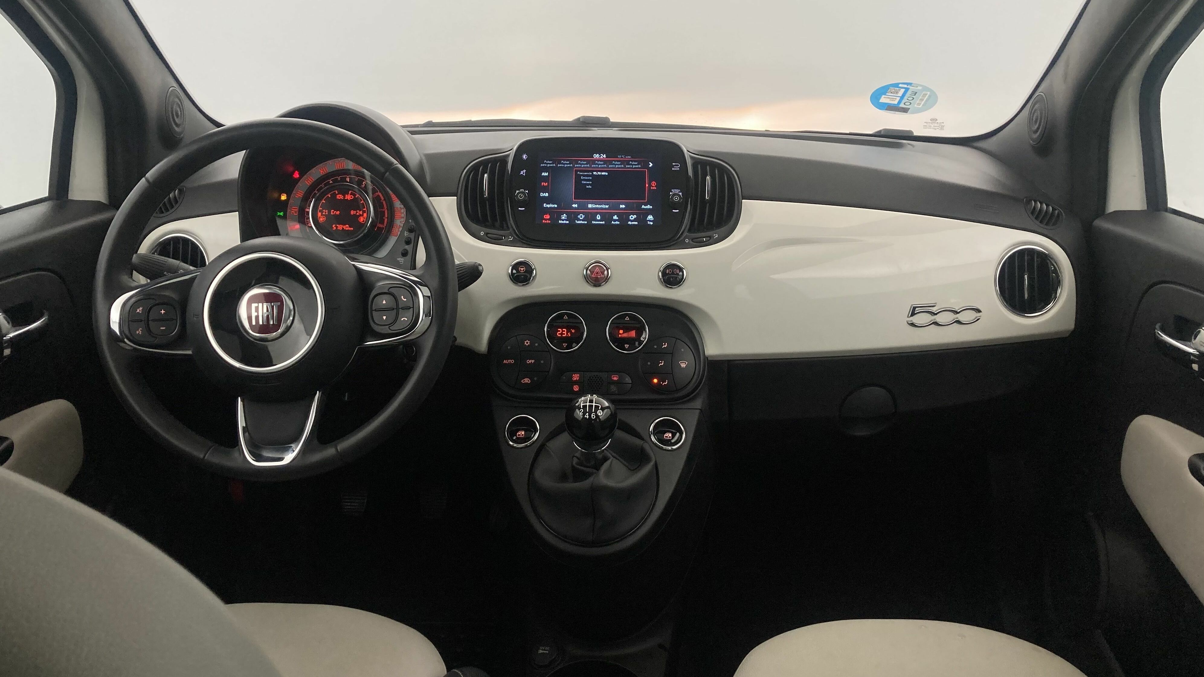 fiat 500 dolcevita 1.0 HYBRID 70 MHEV 2023 blanco gelato 15