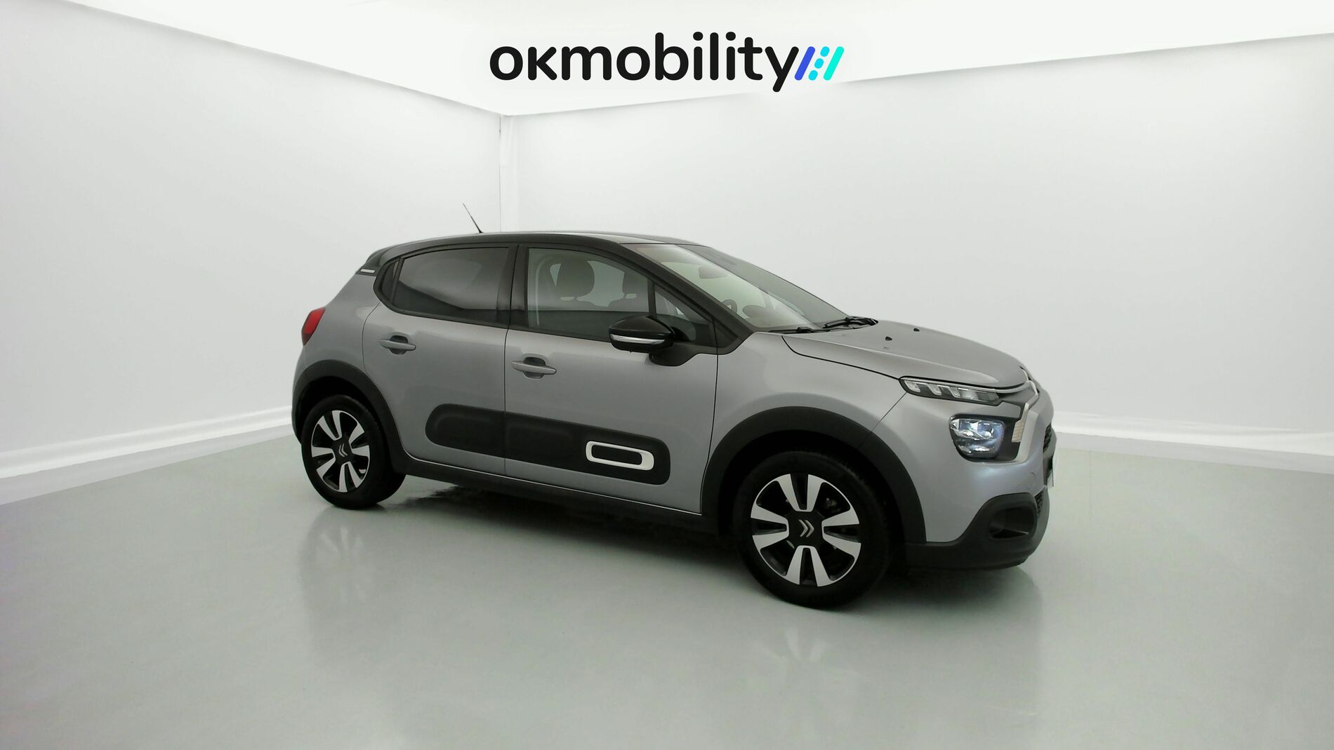 citroen c3 origin max 1.2 PURETECH 83 2024 gris acero / negro 2