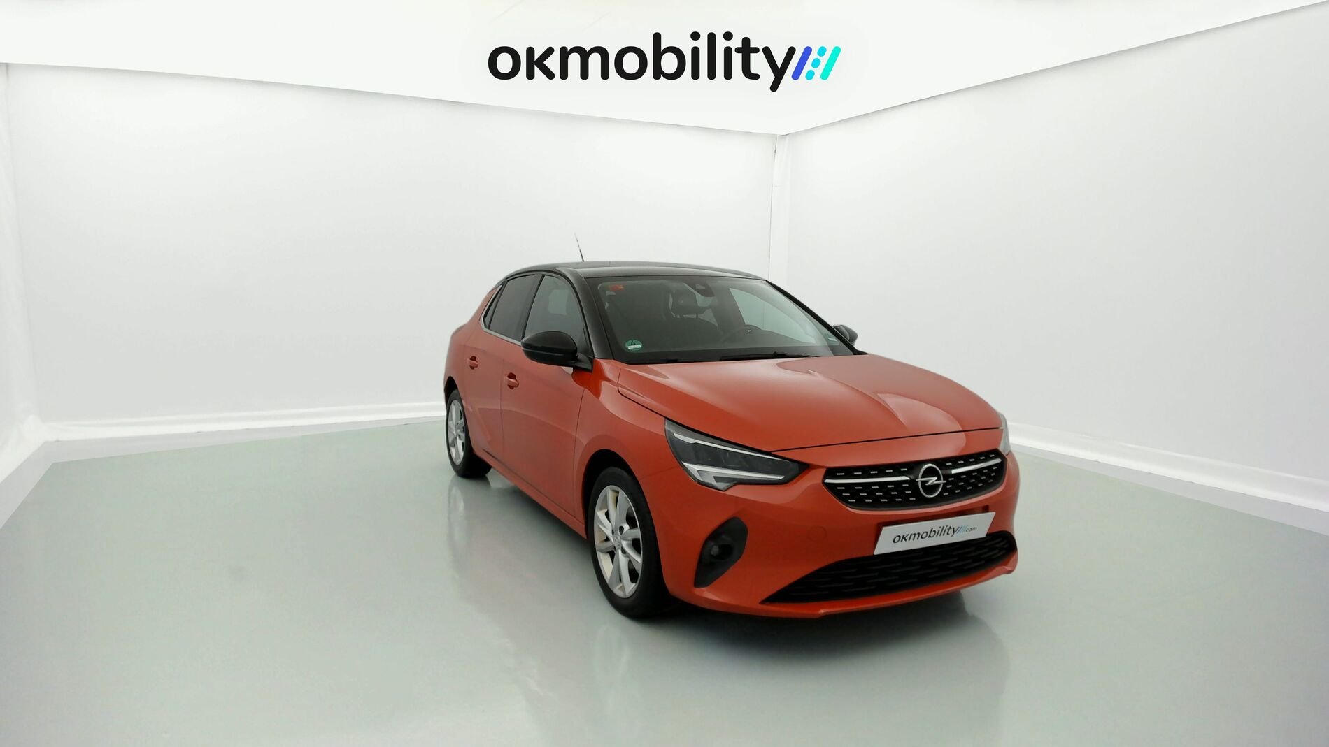 opel corsa elegance 1.2 100 2021 power orange / dach schwarz 3