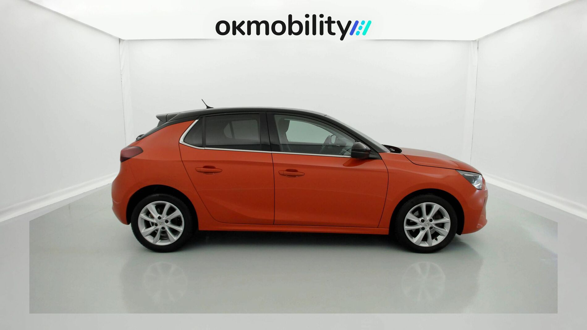 opel corsa elegance 1.2 100 2021 power orange / dach schwarz 2