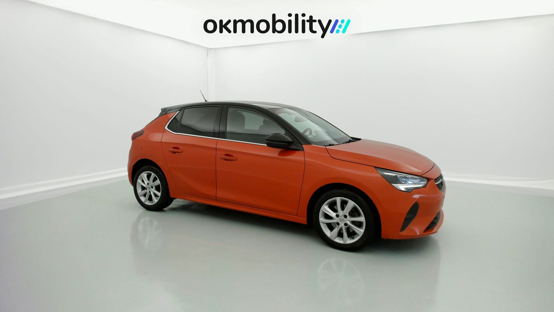 opel corsa elegance 1.2 100 2021 power orange / dach schwarz 3