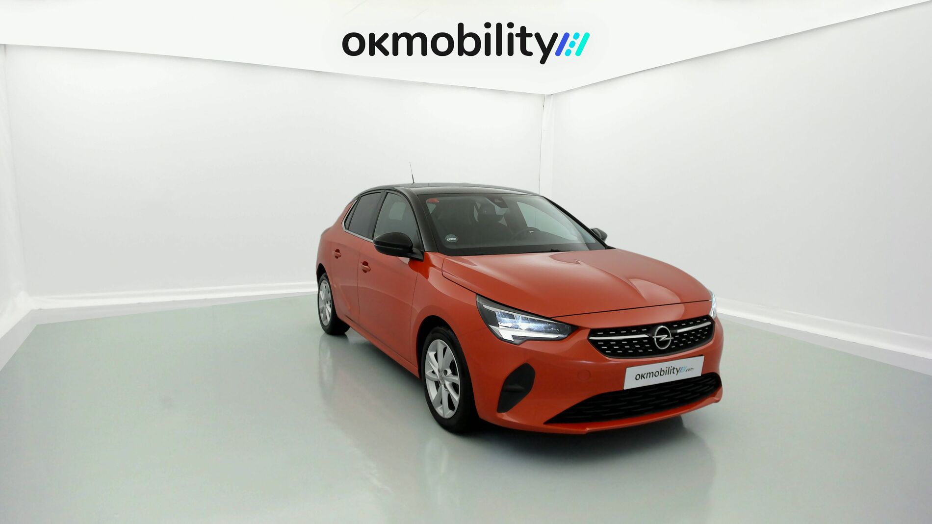 opel corsa elegance 1.2 100 2021 power orange / dach schwarz 4
