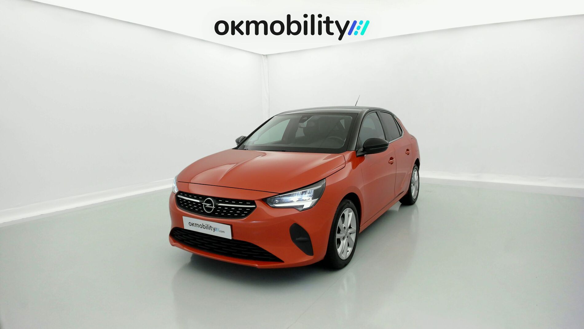 opel corsa elegance 1.2 100 2021 power orange / dach schwarz 5