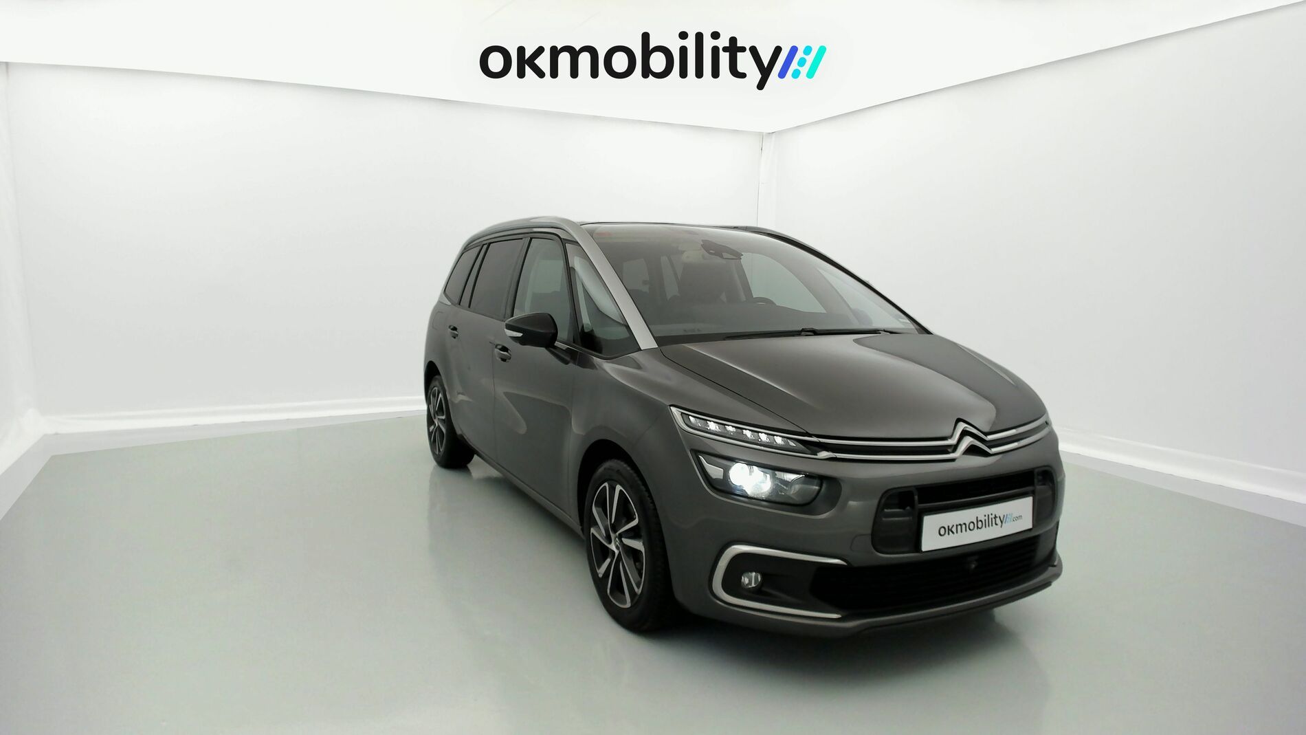 citroen c4 grand spacetourer shine pack 1.5 BLUEHDI 130 EAT 2021 platinum-grau 3