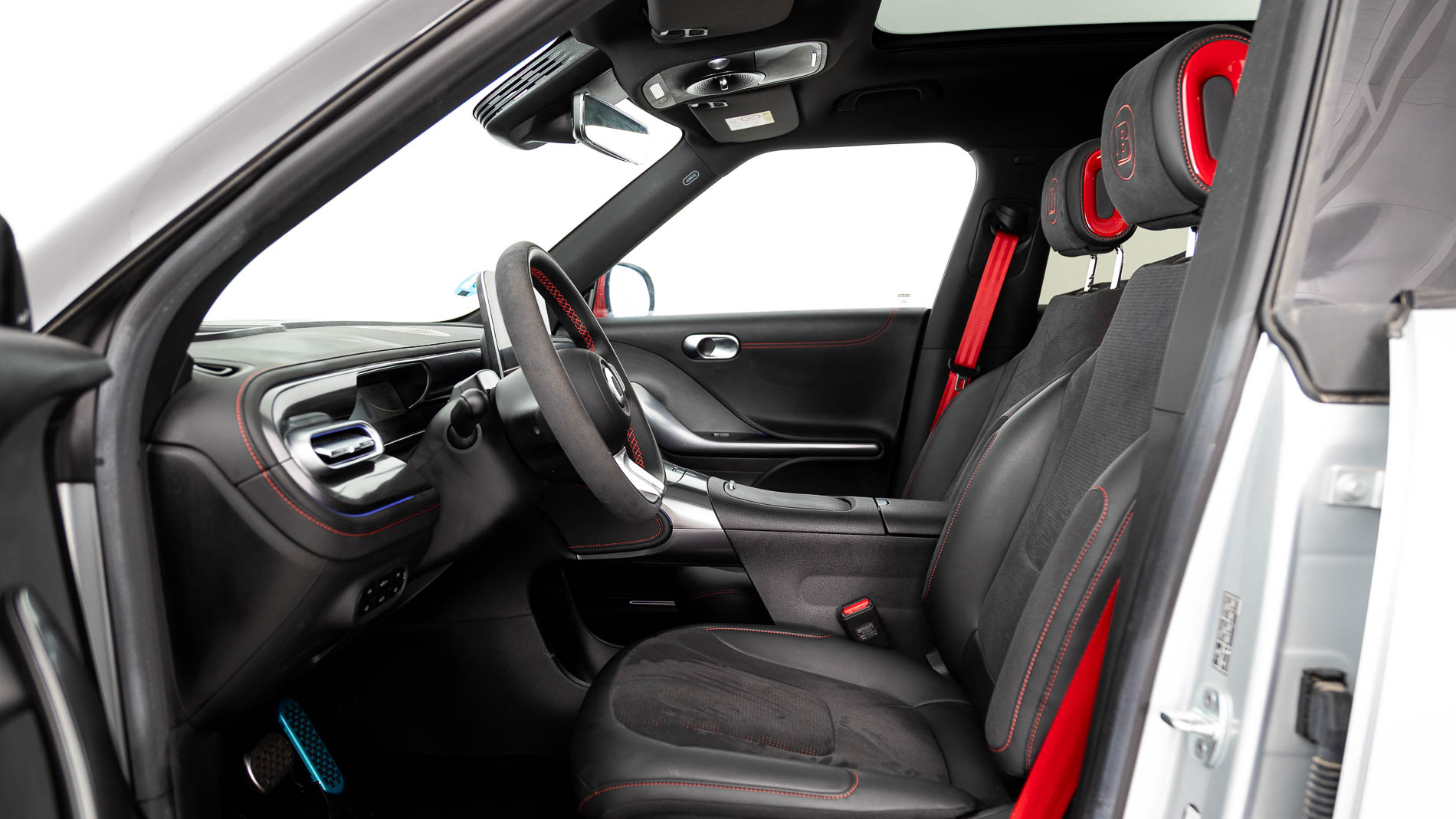 smart #1 brabus 428 4X4 2023 cyber silver / radiant red 20