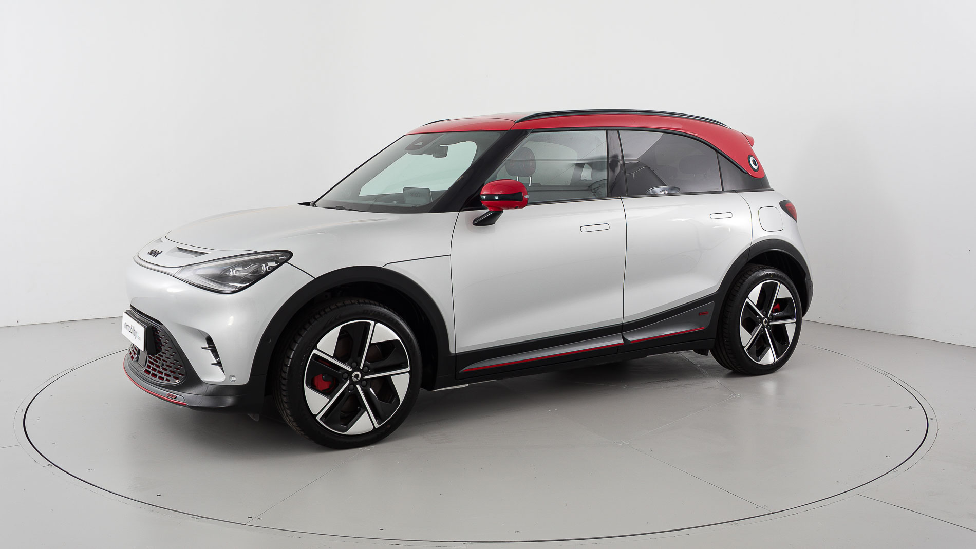 smart #1 brabus 428 4X4 2023 cyber silver / radiant red 5