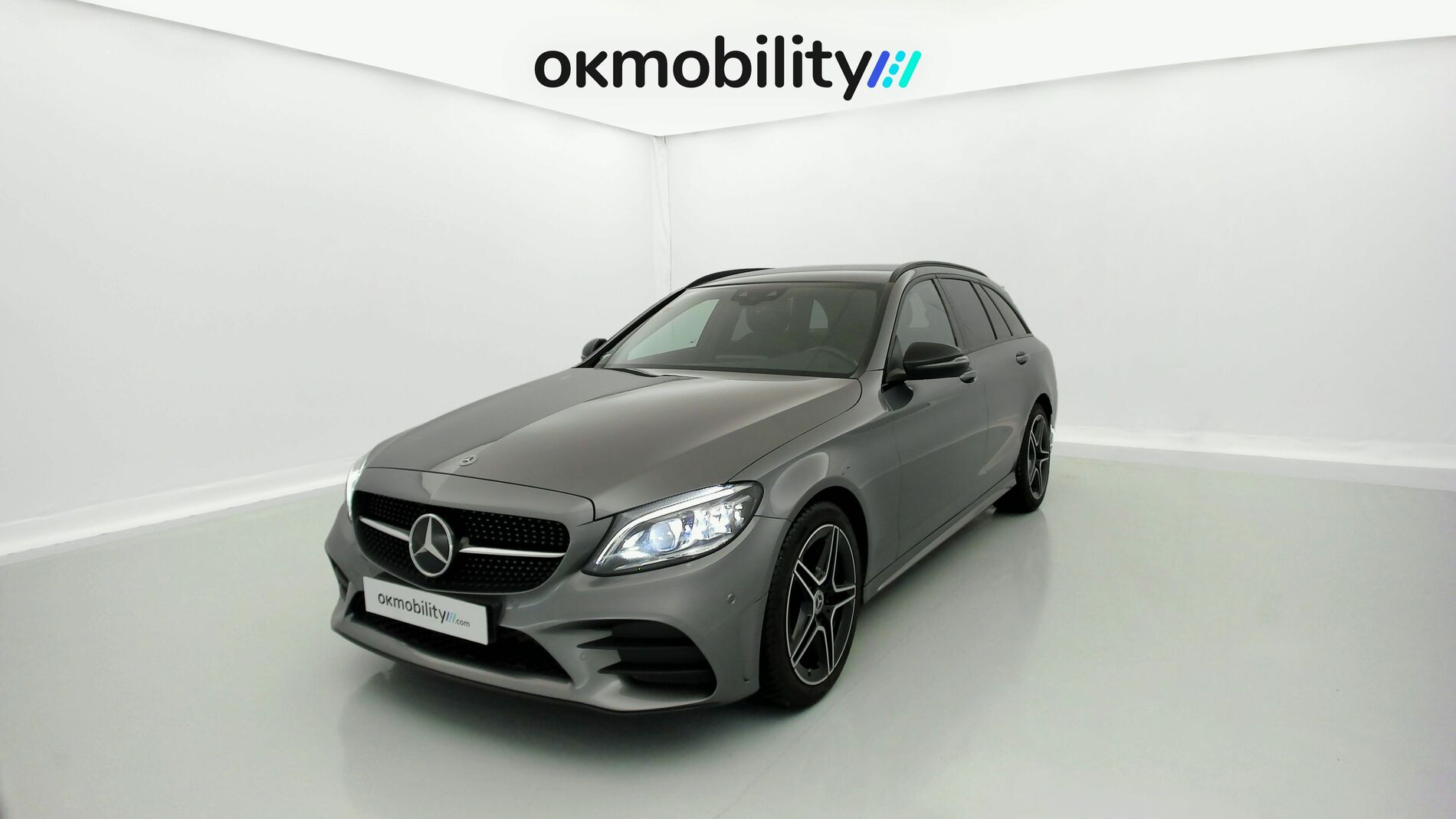 mercedes benz clase c estate amg line 220D 194 DCT 2021 grey metal 1