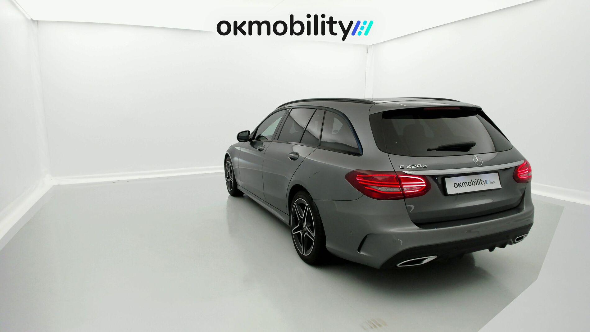 mercedes benz clase c estate amg line 220D 194 DCT 2021 grey metal 9