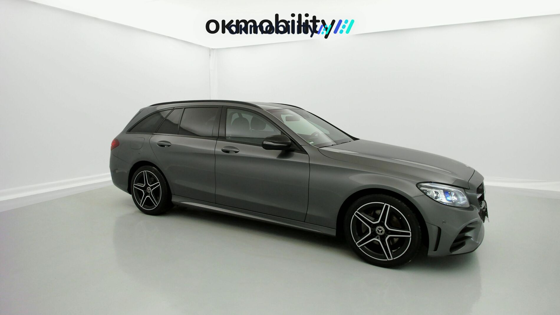 mercedes benz clase c estate amg line 220D 194 DCT 2021 grey metal 2