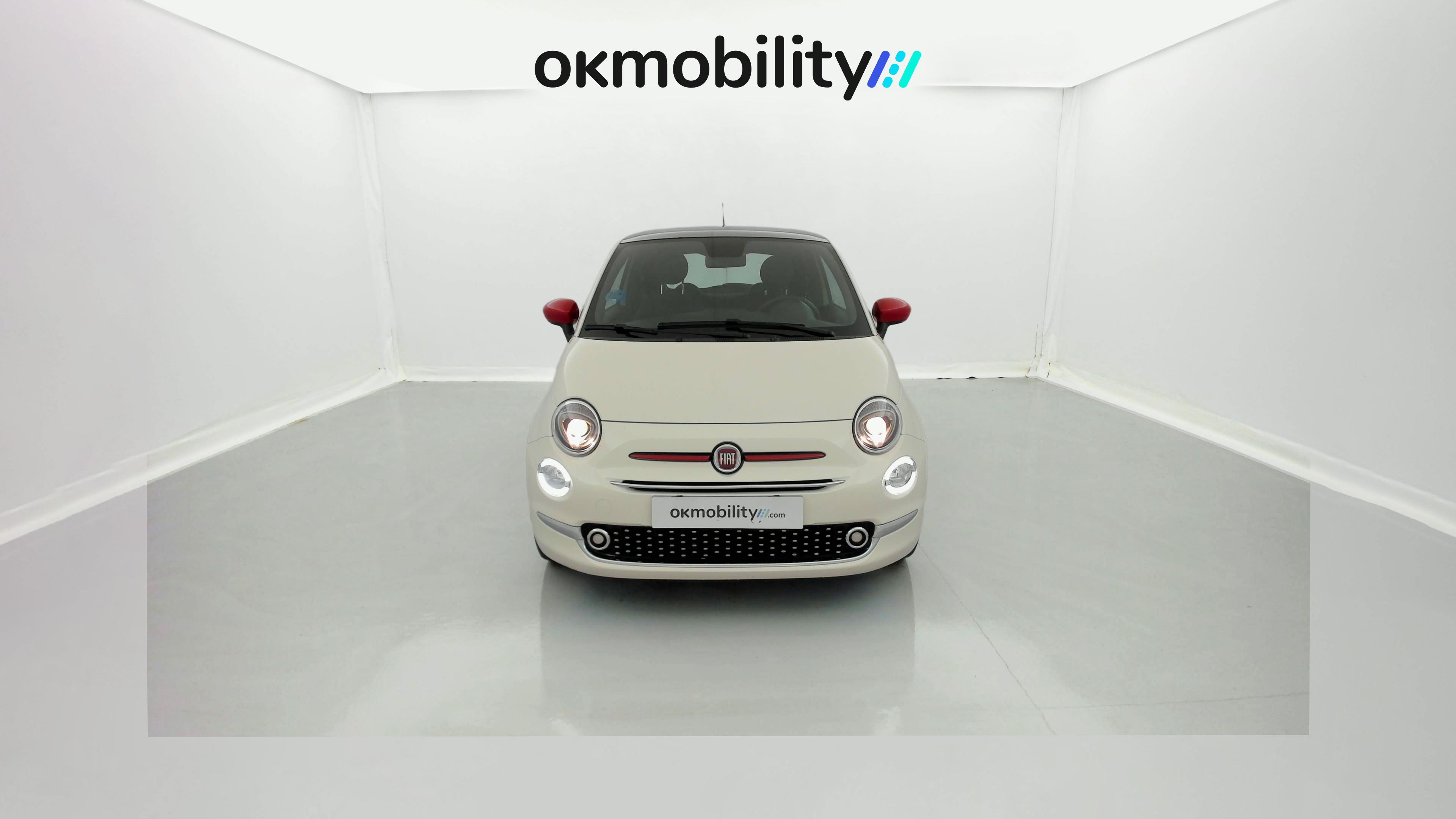 fiat 500 red 1.0 HYBRID 70 MHEV 2023 blanco gelato 1