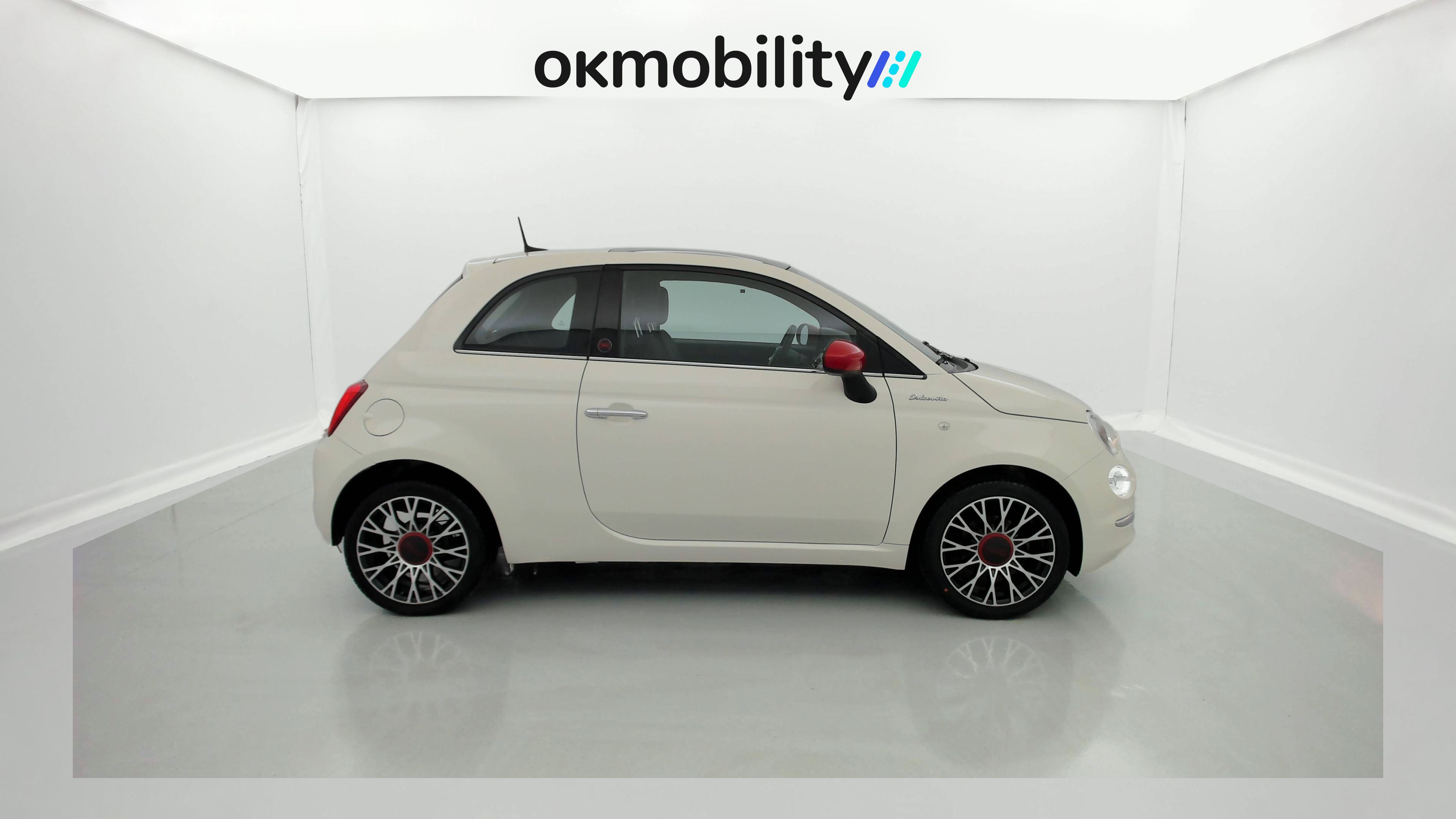 fiat 500 red 1.0 HYBRID 70 MHEV 2023 blanco gelato 2