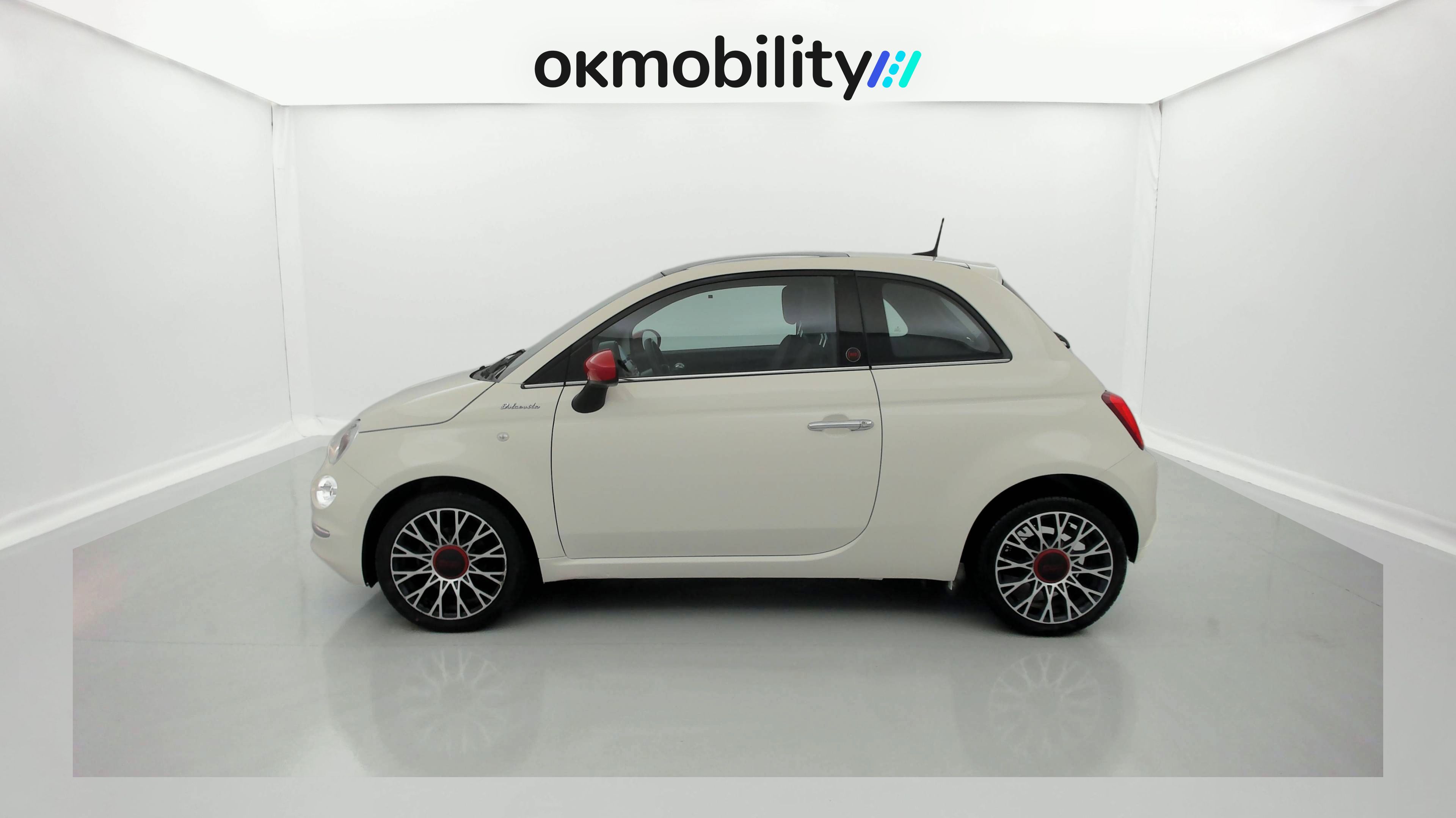 fiat 500 red 1.0 HYBRID 70 MHEV 2023 blanco gelato 9