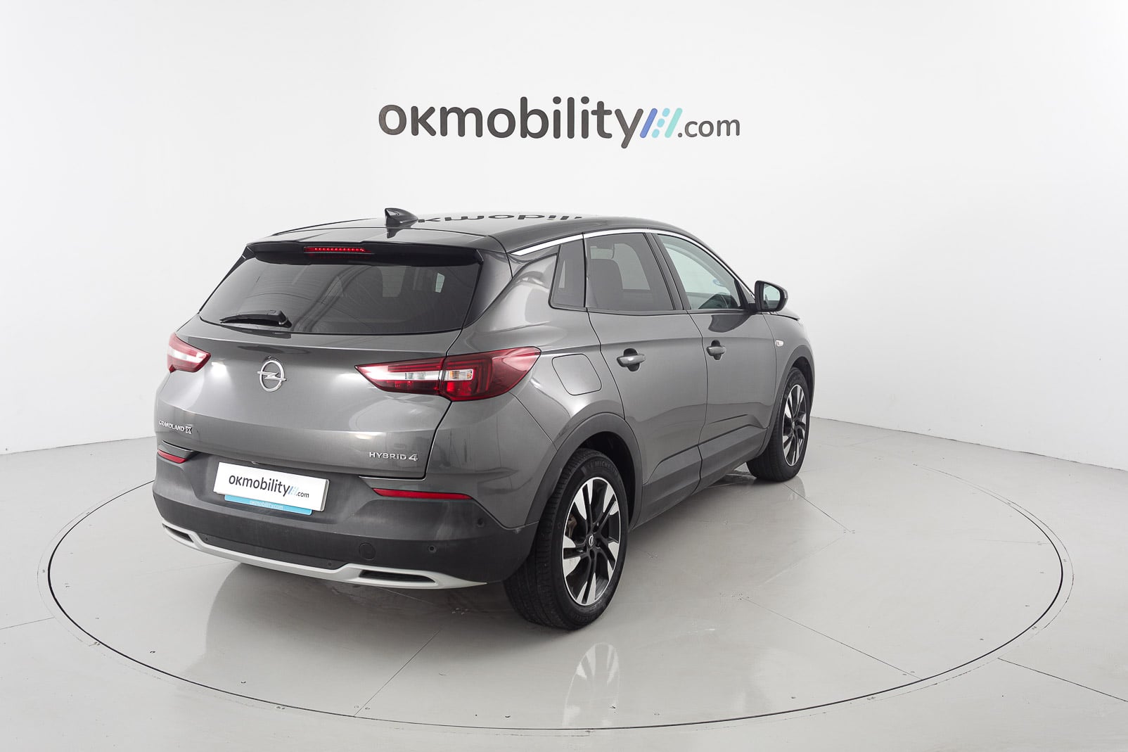 opel grandland x ultimate 1.6 PHEV 300 AT 2021 gris moai / techo negro 12