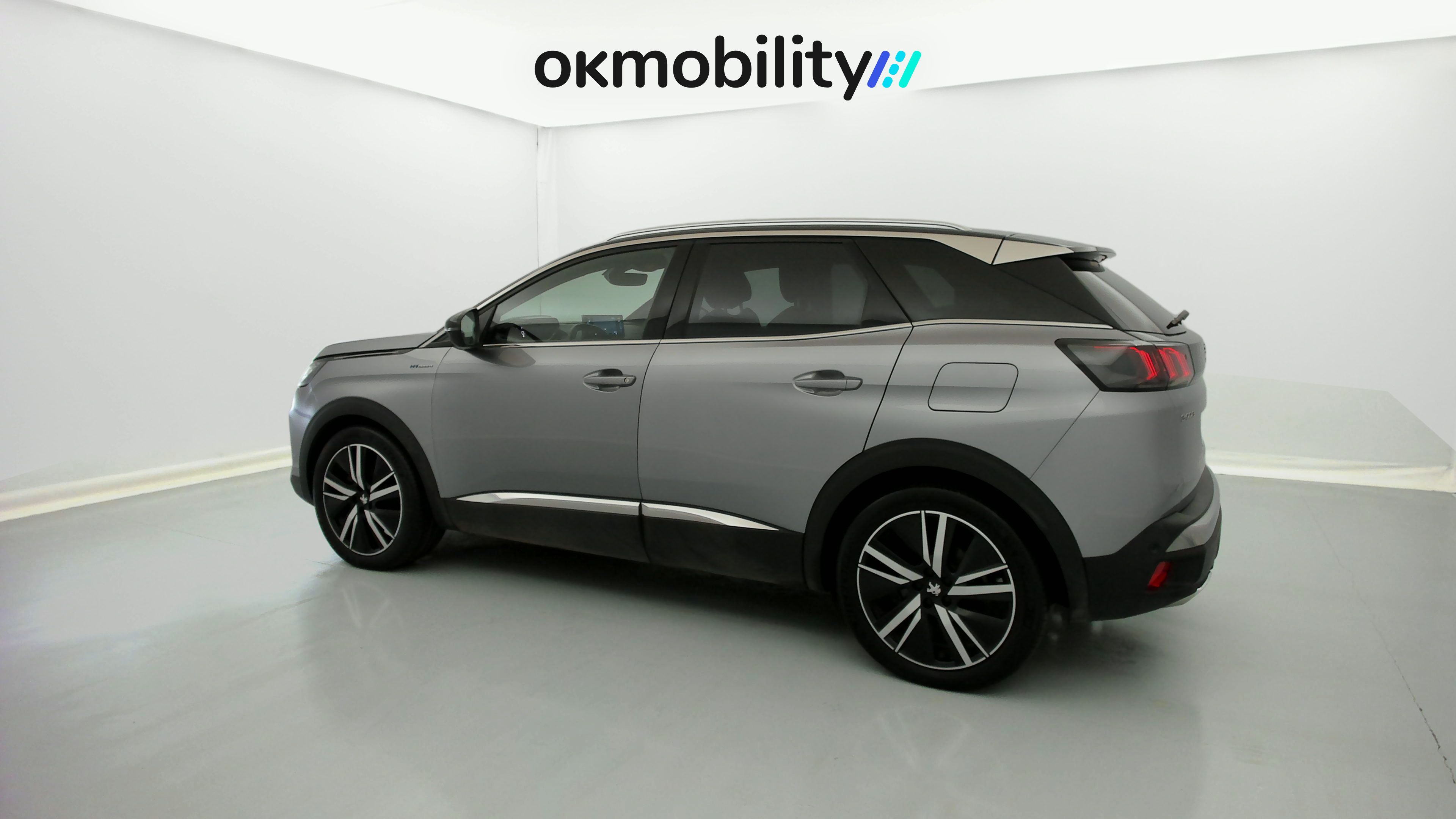 peugeot 3008 gt pack 1.6 HYBRID 300 EAT PHEV 2022 gris artense / negro 8