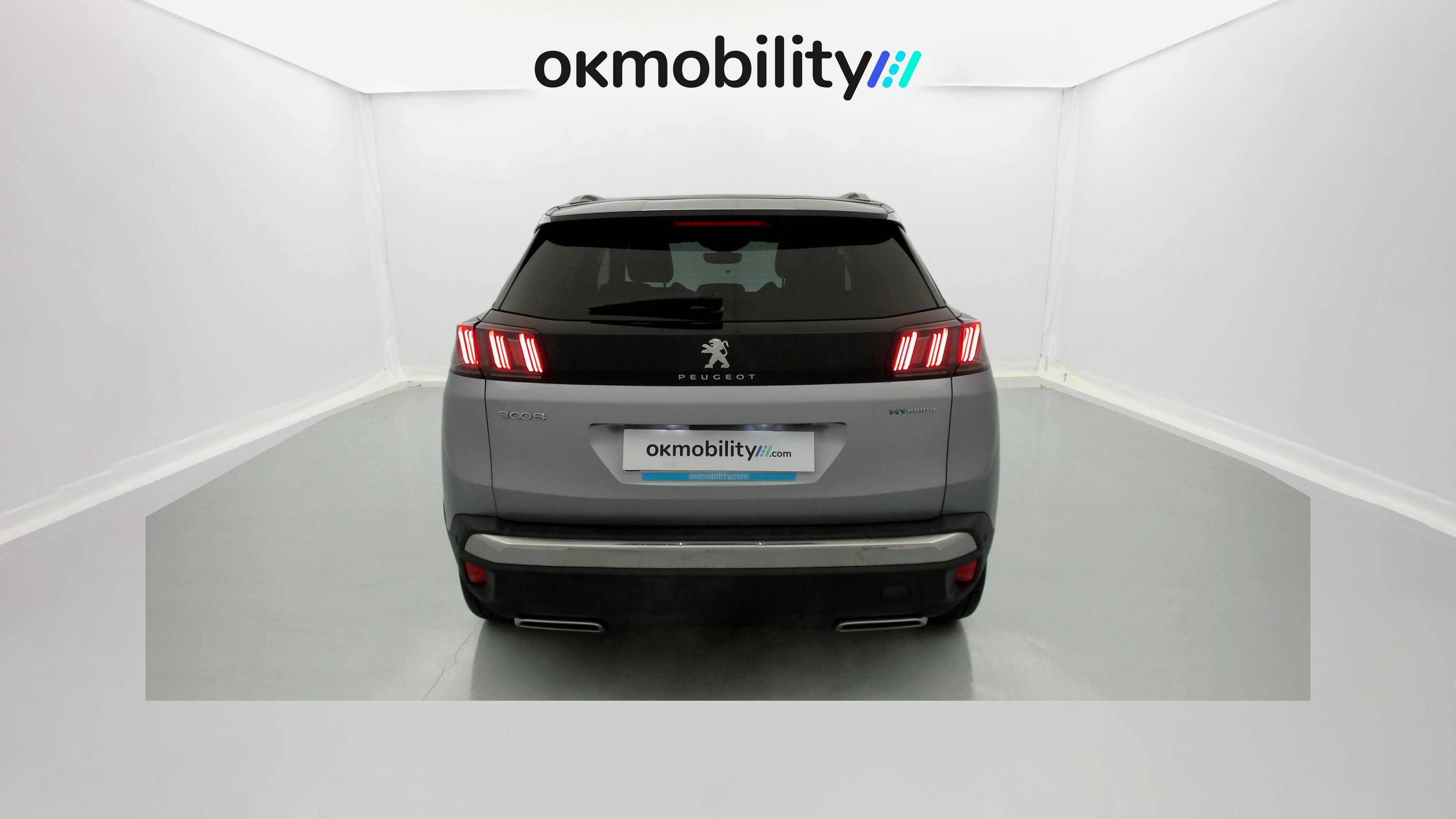 peugeot 3008 gt pack 1.6 HYBRID 300 EAT PHEV 2022 gris artense / negro 10