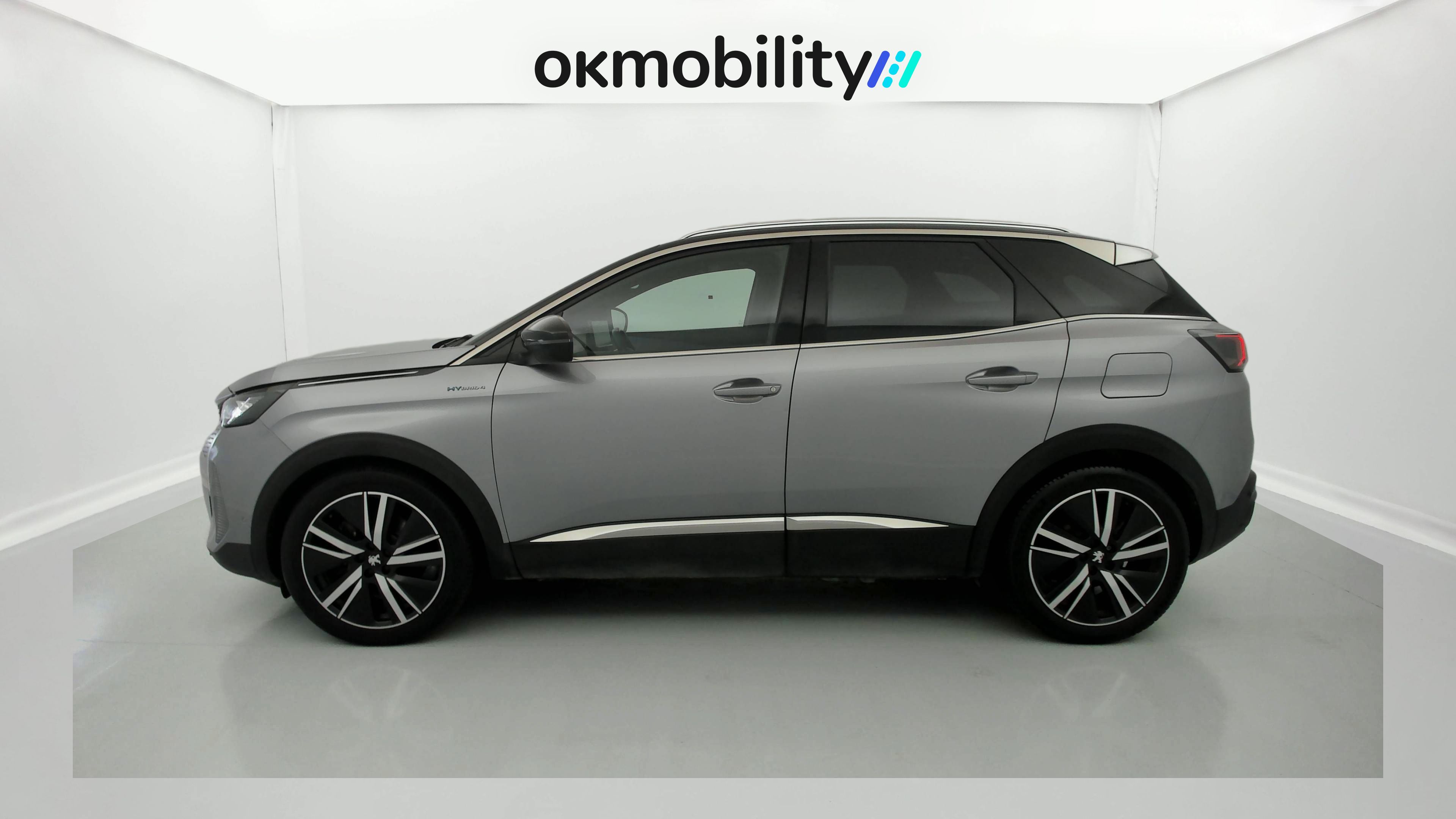 peugeot 3008 gt pack 1.6 HYBRID 300 EAT PHEV 2022 gris artense / negro 7