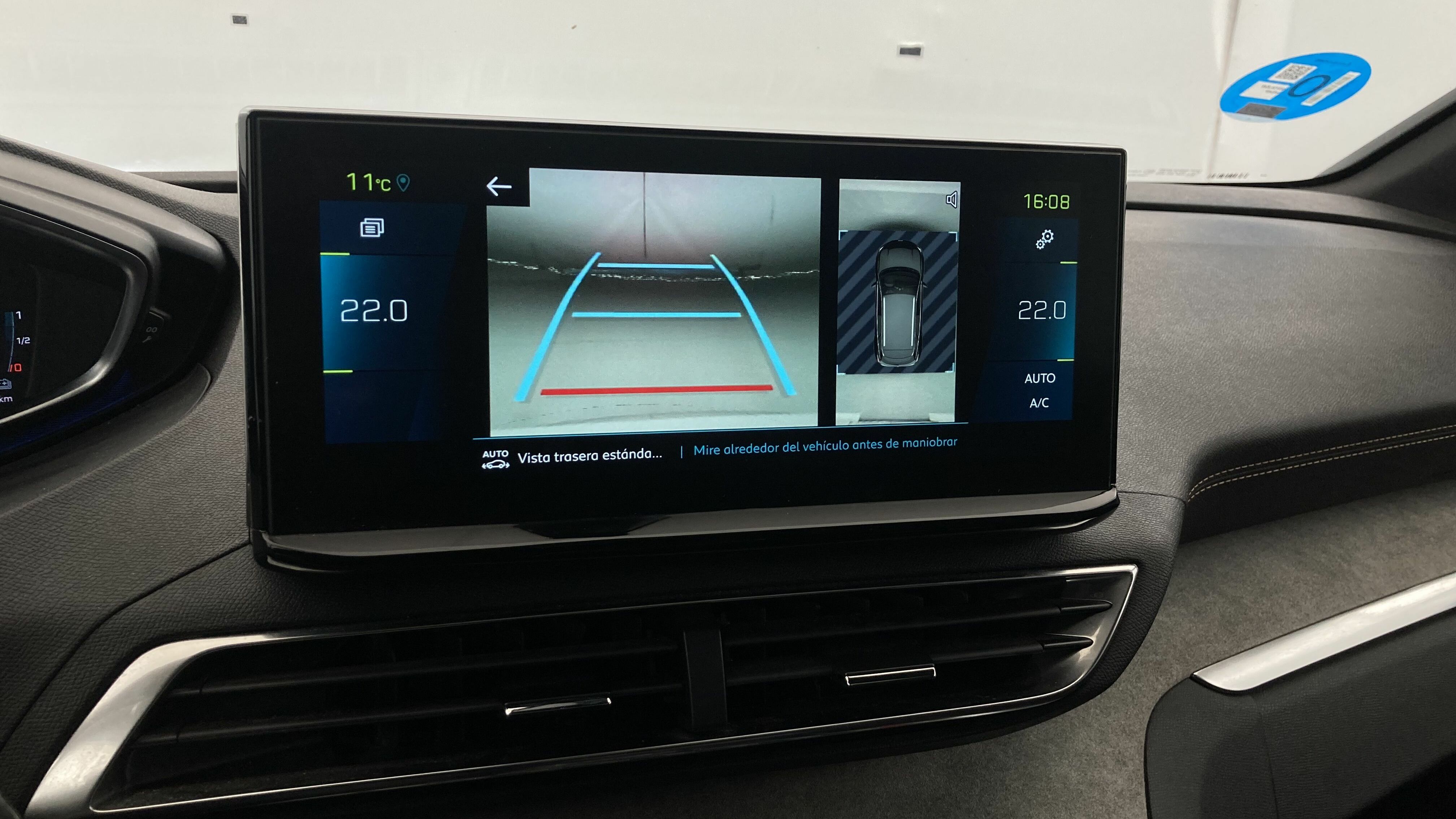 peugeot 3008 gt pack 1.6 HYBRID 300 EAT PHEV 2022 gris artense / negro 18