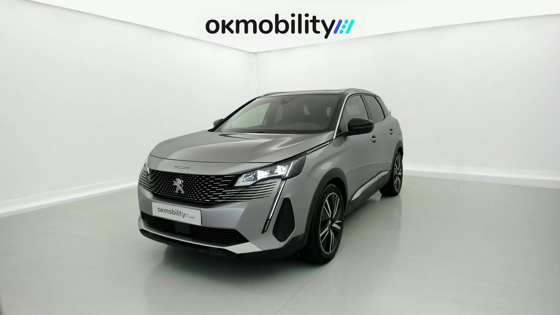 peugeot 3008 gt pack 1.6 HYBRID 300 EAT PHEV 2022 gris artense / negro 1