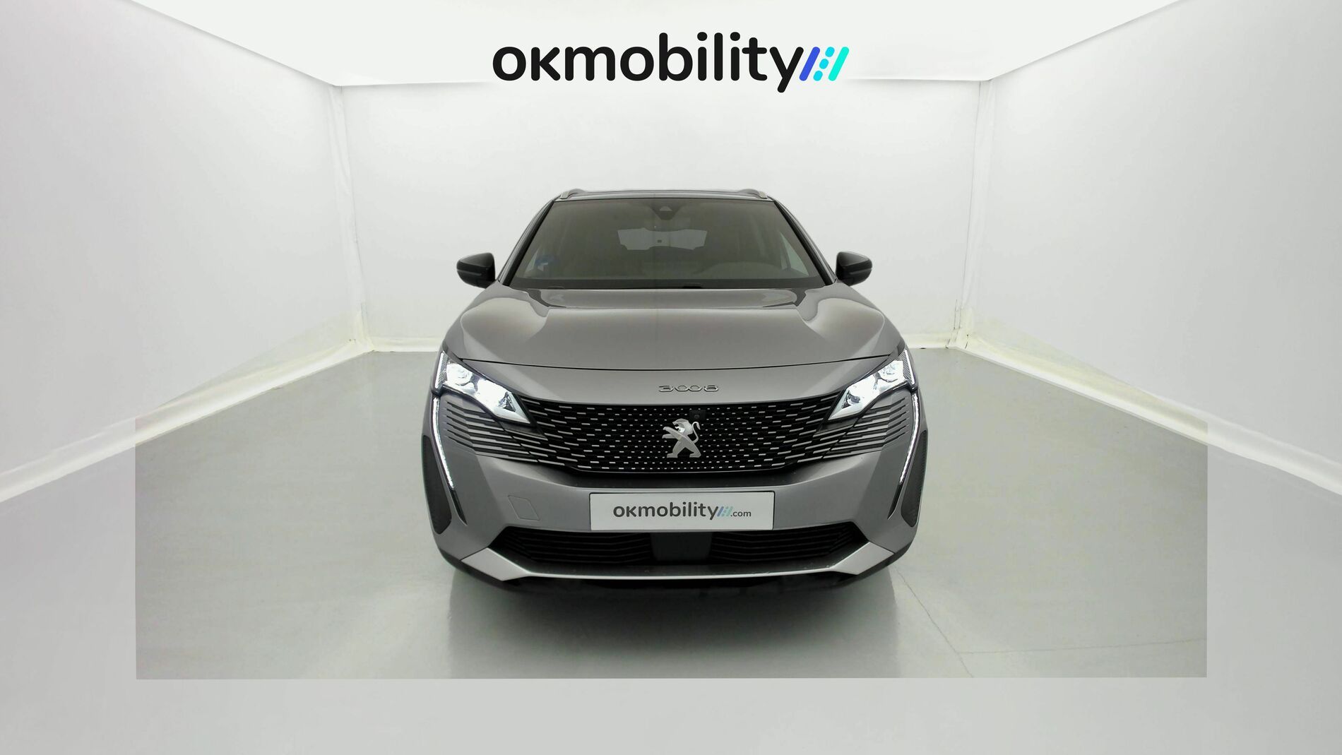 peugeot 3008 gt pack 1.6 HYBRID 300 EAT PHEV 2022 gris artense / negro 3
