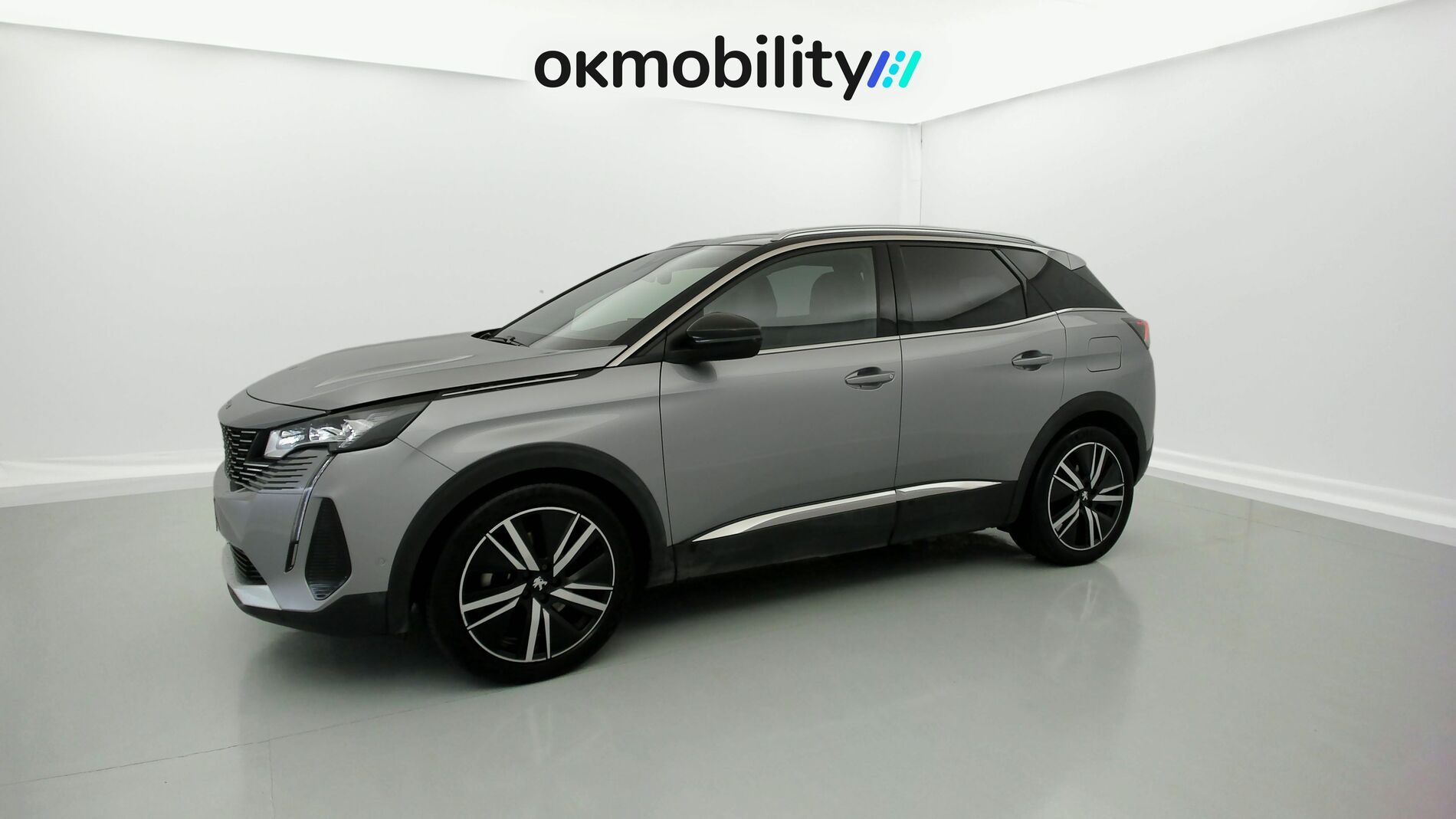 peugeot 3008 gt pack 1.6 HYBRID 300 EAT PHEV 2022 gris artense / negro 4