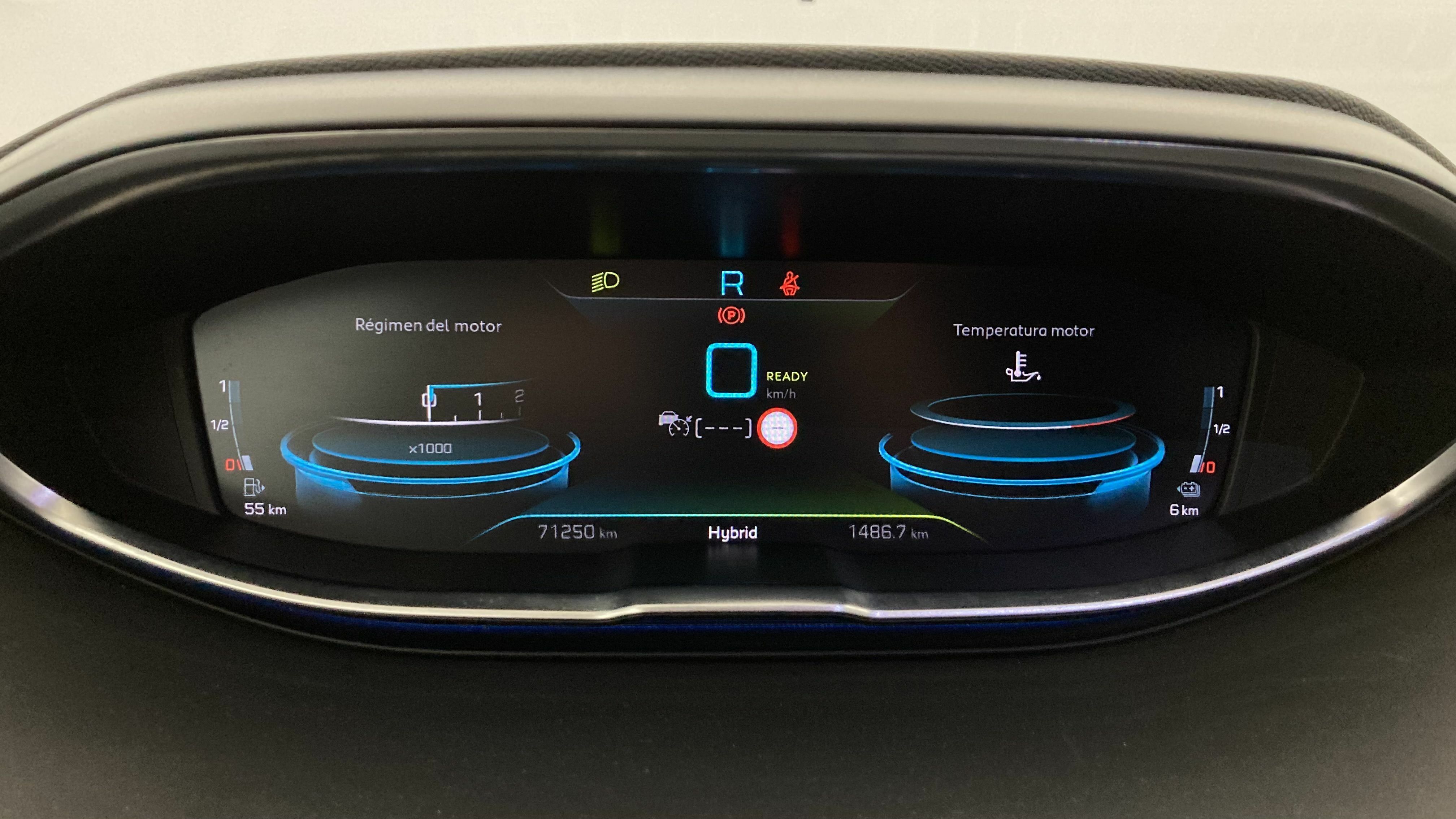 peugeot 3008 gt pack 1.6 HYBRID 300 EAT PHEV 2022 gris artense / negro 7
