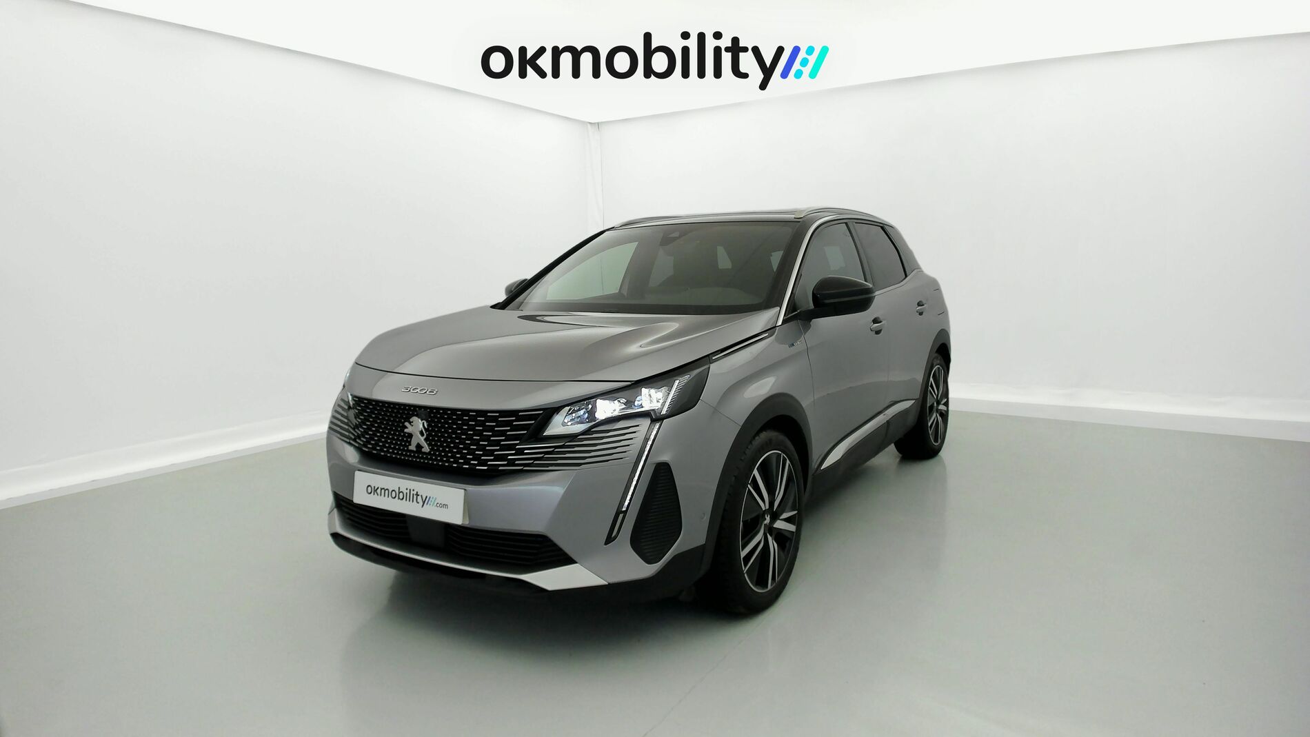 peugeot 3008 gt pack 1.6 HYBRID 300 EAT PHEV 2022 gris artense / negro 1