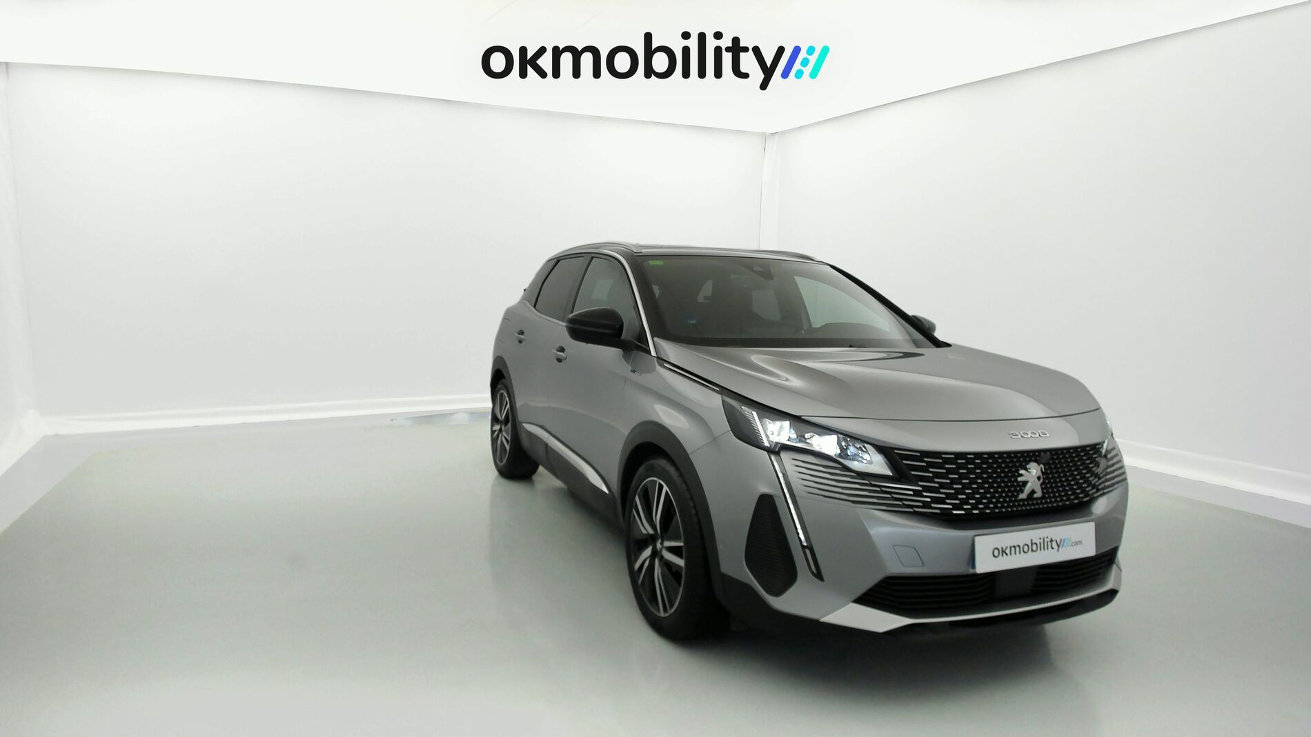 peugeot 3008 gt pack 1.6 HYBRID 300 EAT PHEV 2022 gris artense / negro 3